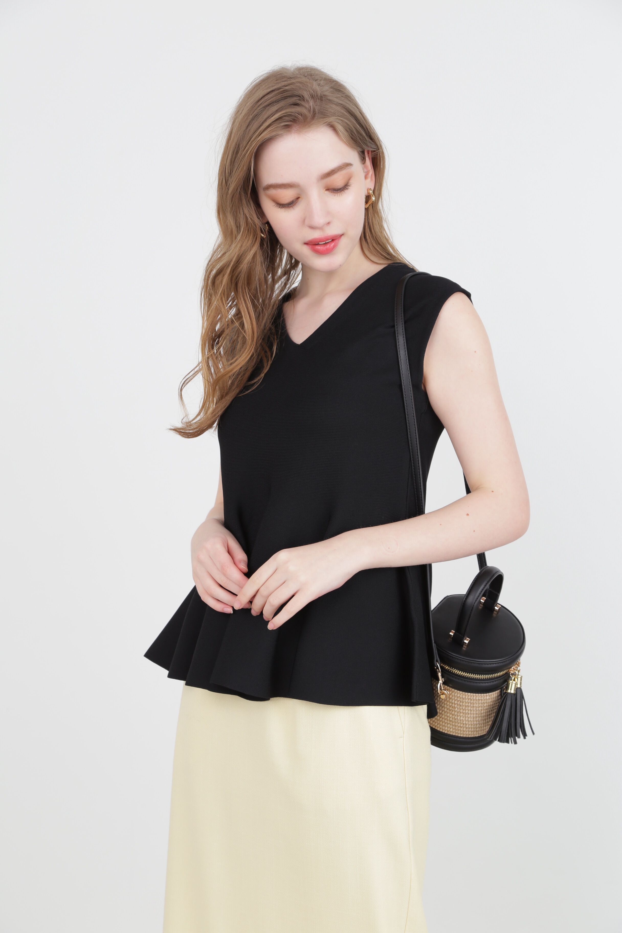  「◆ペプラムニット」|ニット・セーター|