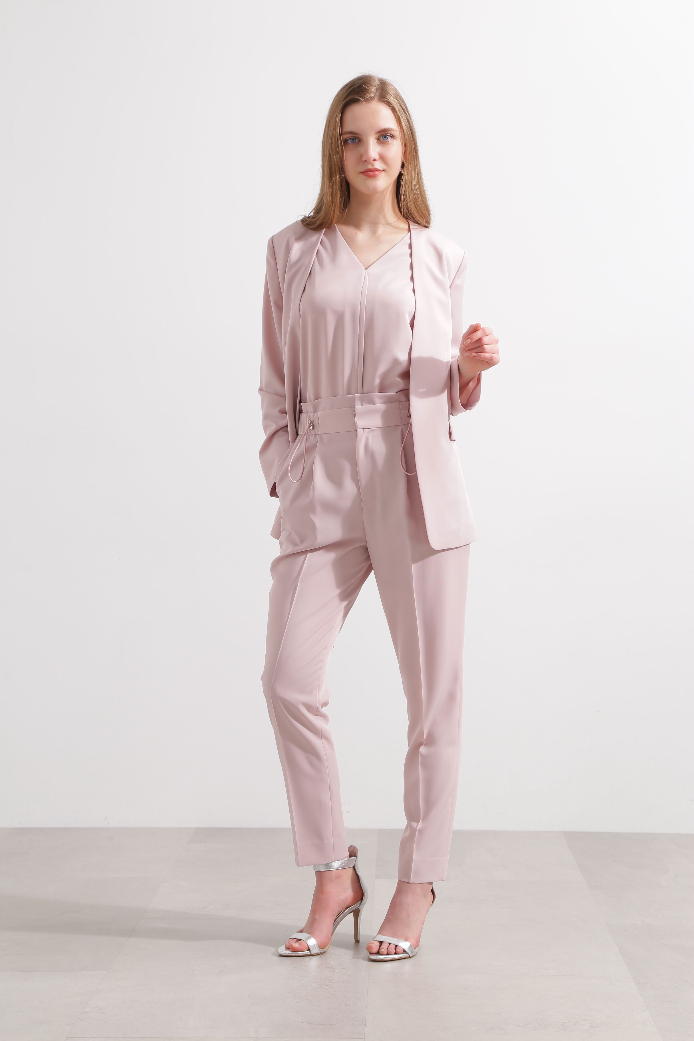  「◆ウエストスピンドルテーパードパンツ」|その他|