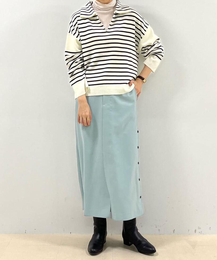  「≪arrive 5e≫サイドボタンスカート」|スカート|