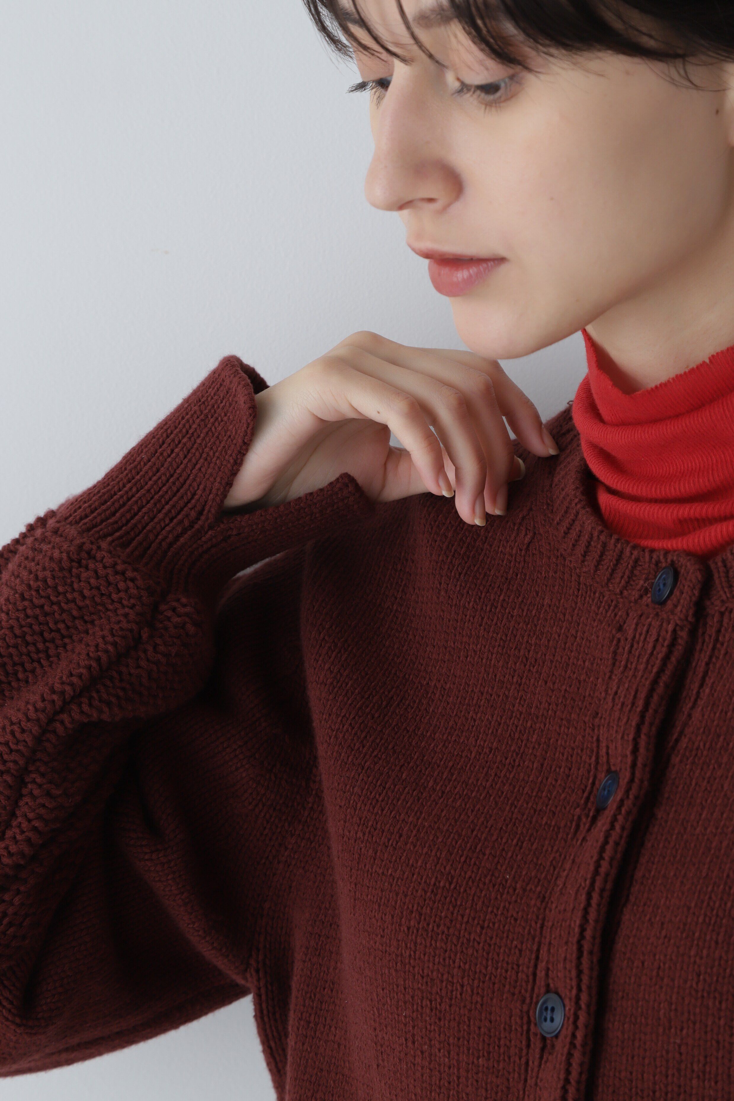  「◆ショート丈カーディガン」|ニット・セーター|