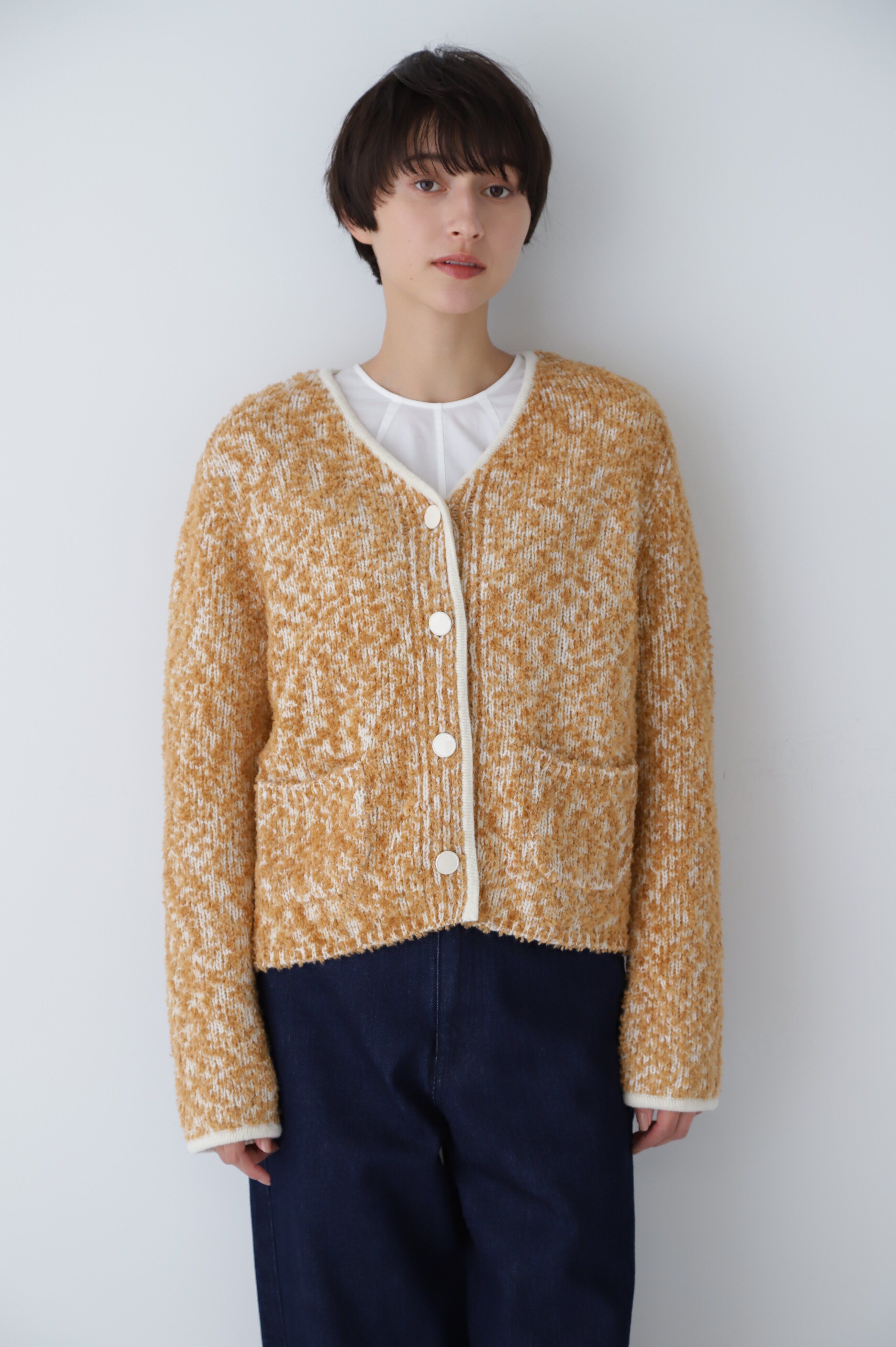  「◆フェザーミックスニットカーディガン」|ニット・セーター|