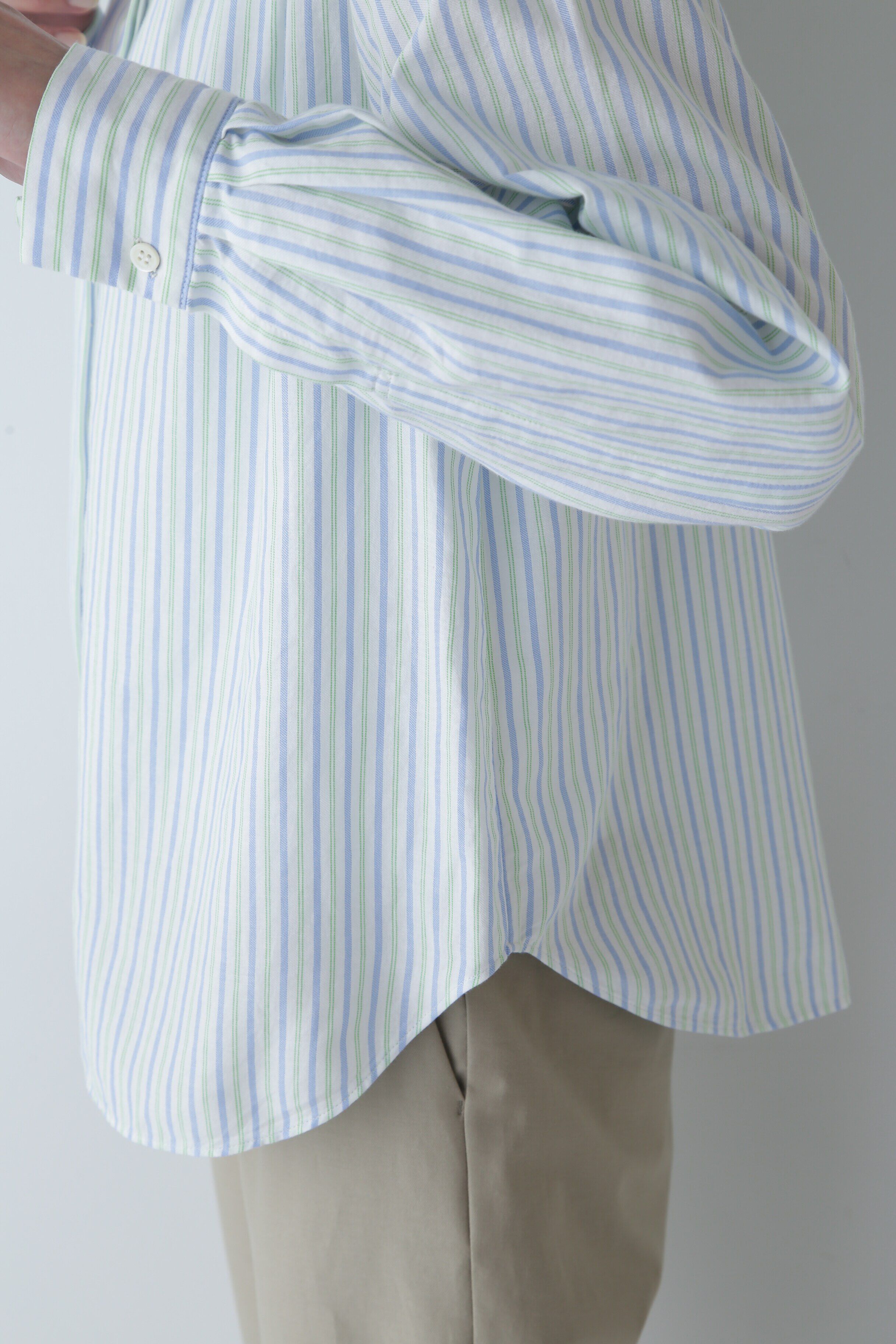  「◆ストライプブラウス」|シャツ・ブラウス|