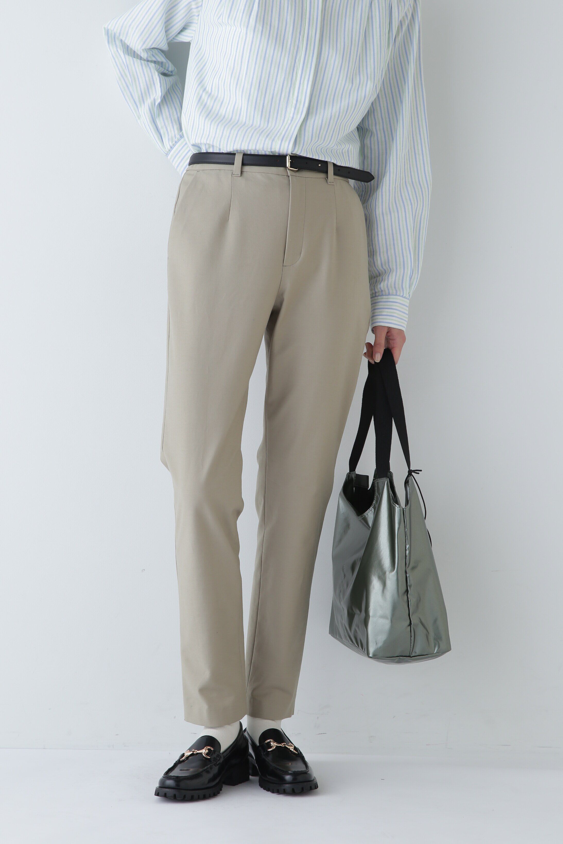  「◆２ＷＡＹスリムテーパードパンツ」|その他|カーキ