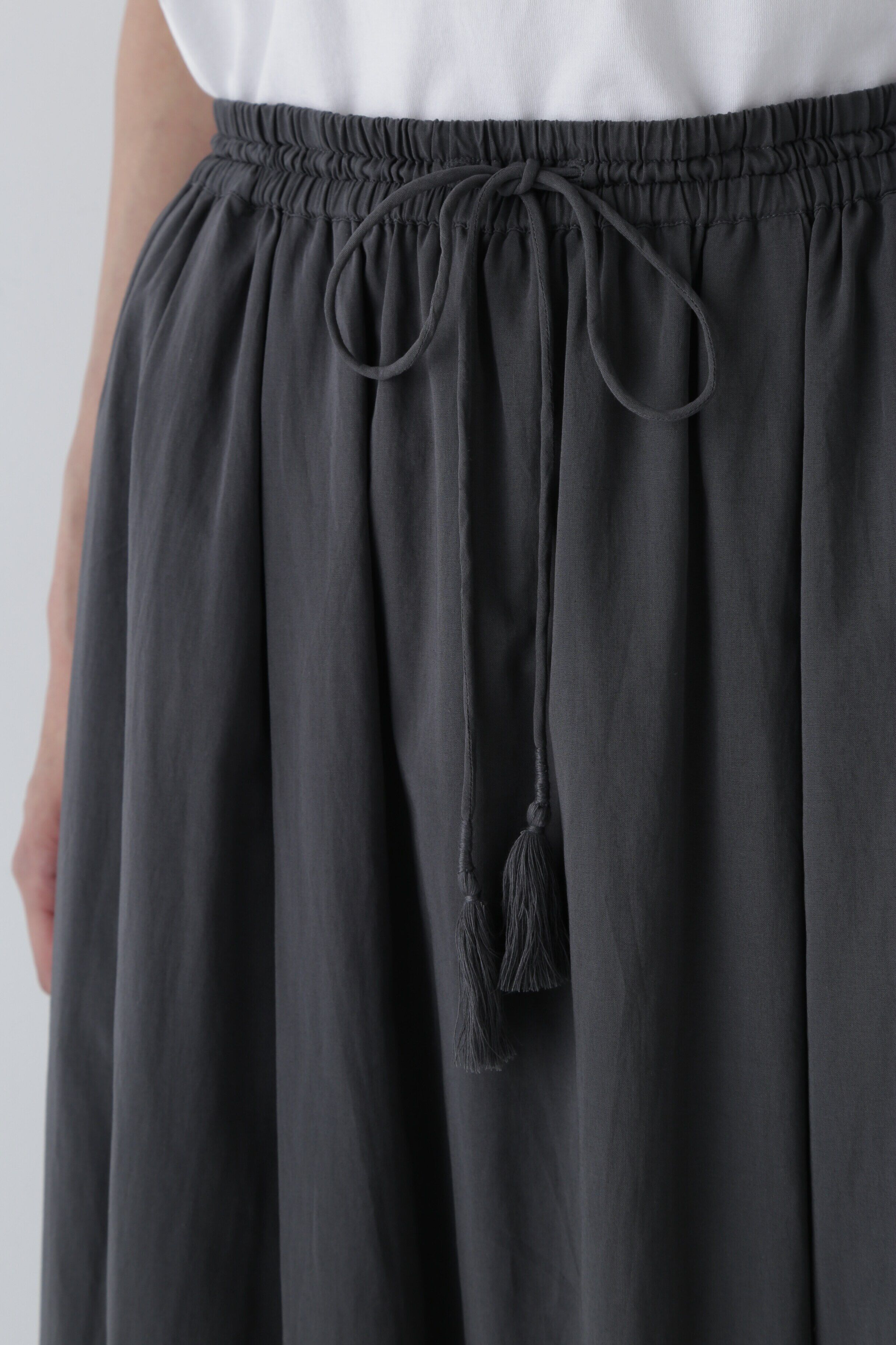  「◆インド刺繍コットンボイルスカート」|スカート|