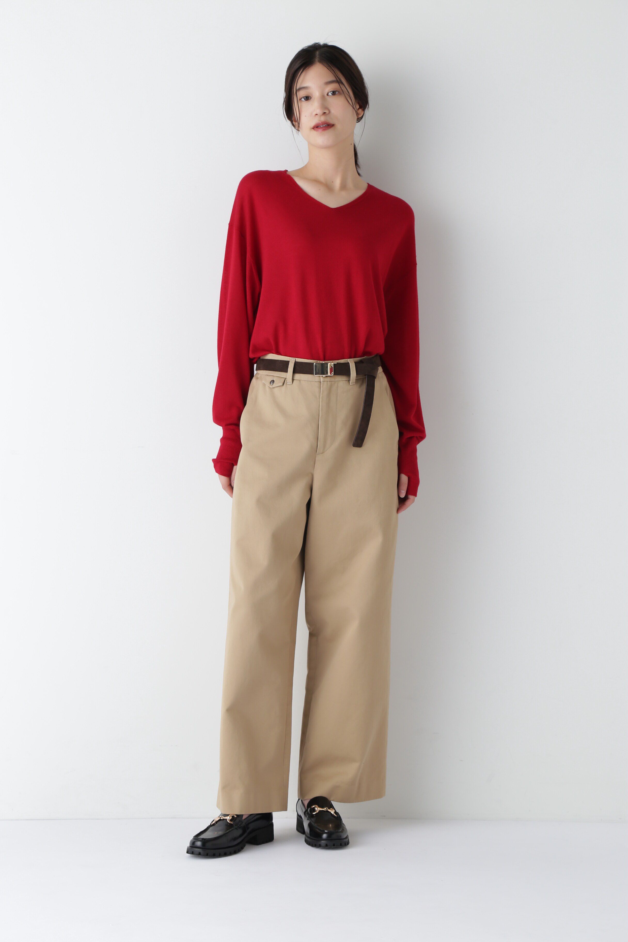  「◆ベーシックVネックプルオーバー」|ニット・セーター|