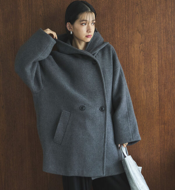 Doux archives「フーディコート」|ダッフルコート|