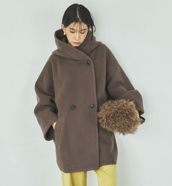 Doux archives「フーディコート」|ダッフルコート|