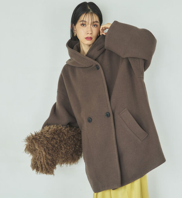 Doux archives「フーディコート」|ダッフルコート|