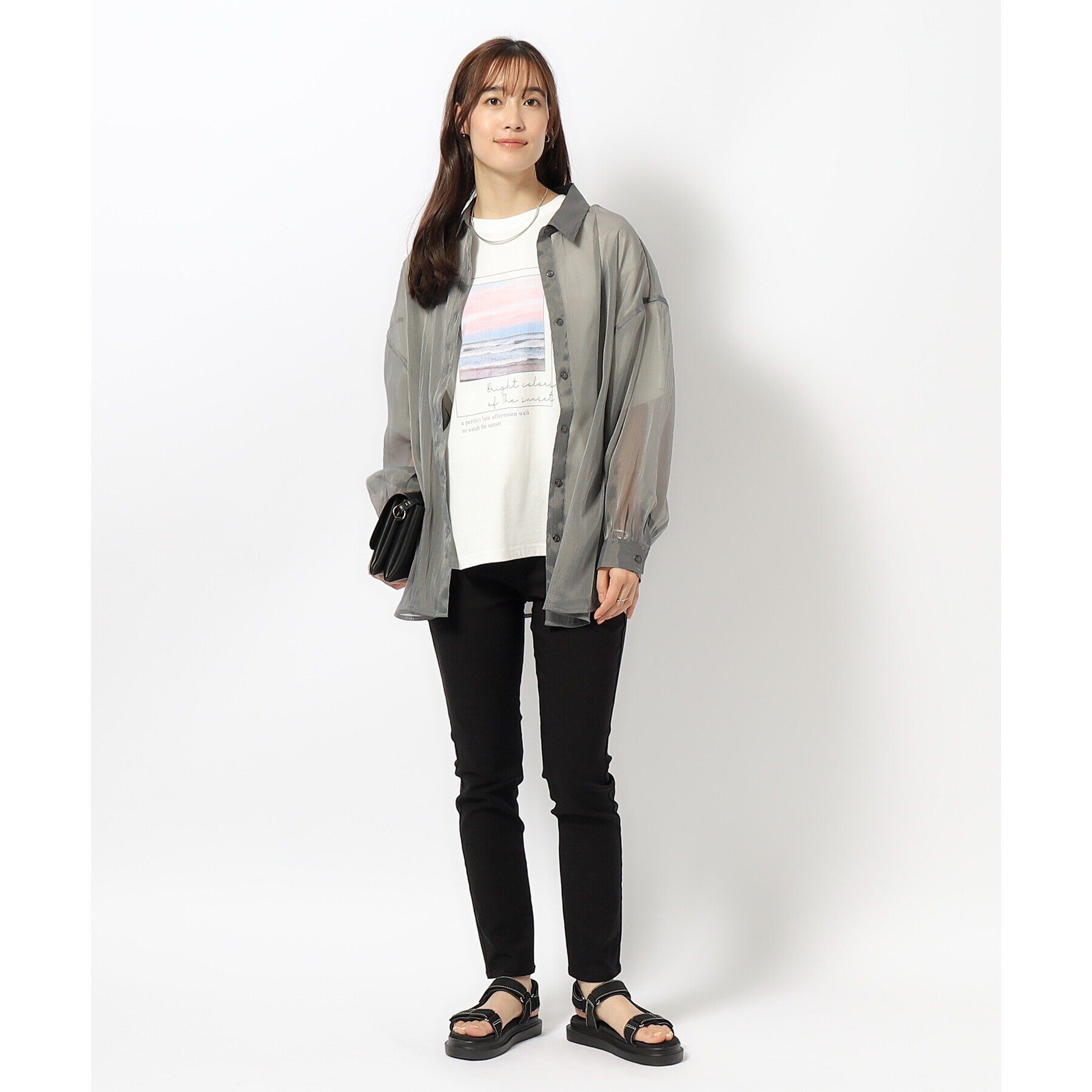 SHOO･LA･RUE「【SS-3L/無理せずスリム】 ぐんぐん伸びる ハイパースキニーパンツ」|その他|