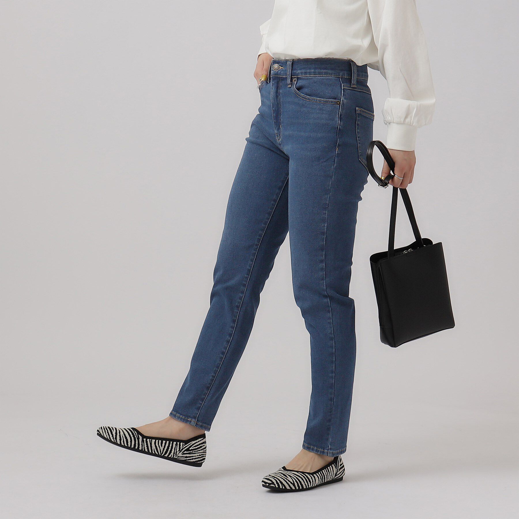 SHOO･LA･RUE「デニムスキニーパンツ」|デニム|