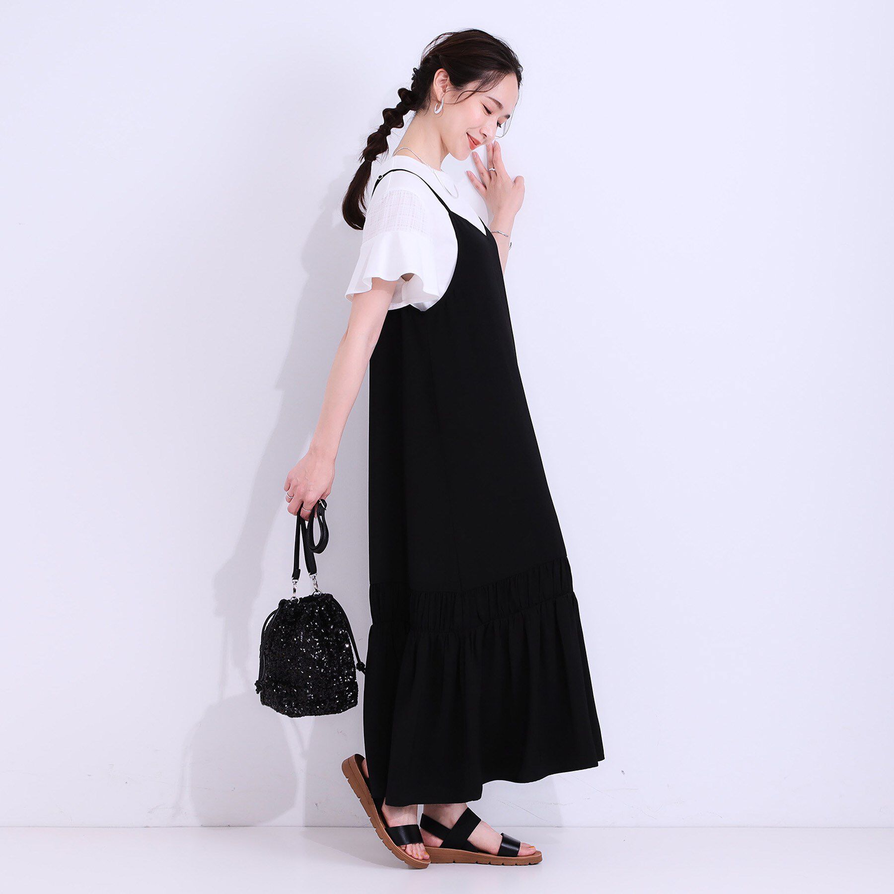 SHOO･LA･RUE「スパンコール巾着ショルダーバッグ」|ショルダー・メッセンジャー|