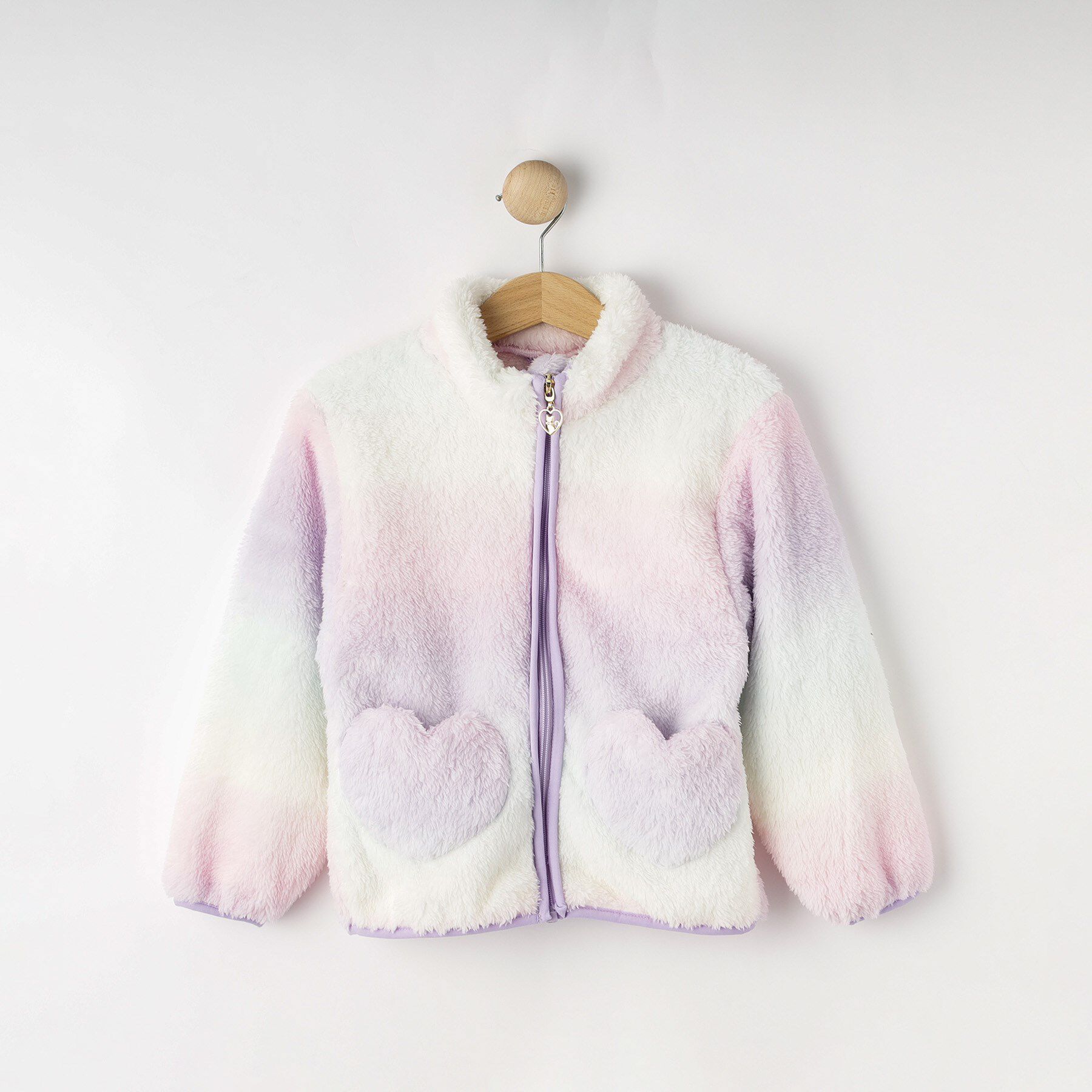 SHOO･LA･RUE「【100-150cm/洗える】ボアブルゾン」|ブルゾン・スタジャン|ラベンダー(180)