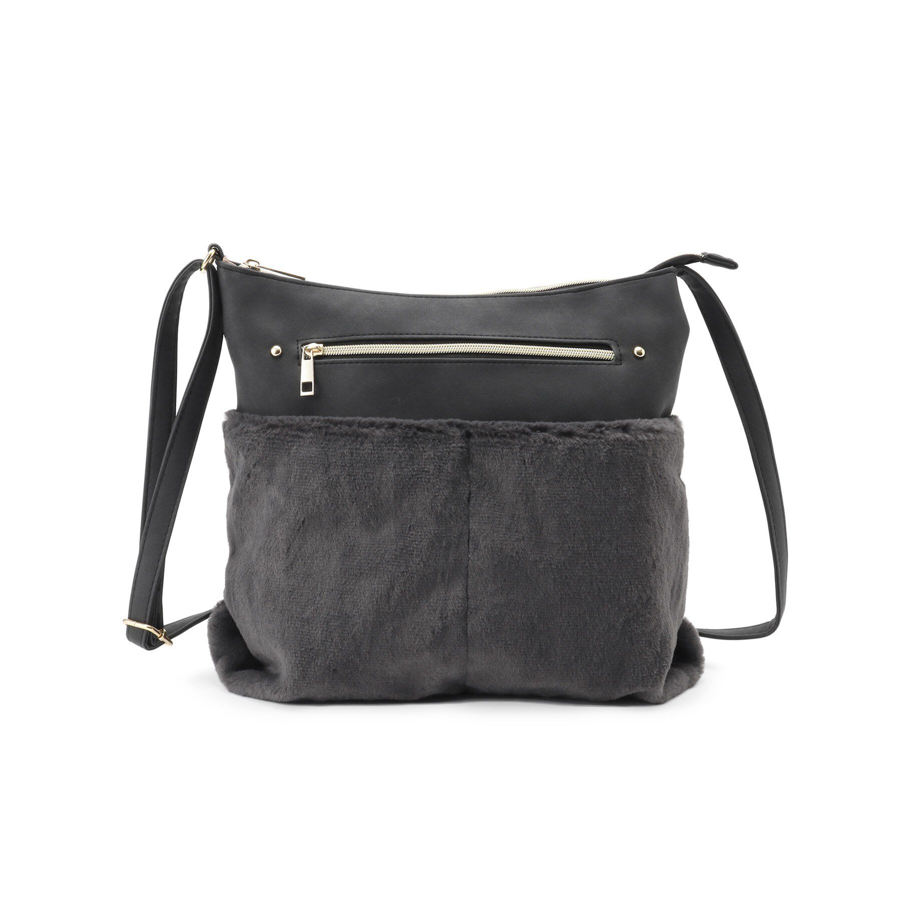 SHOO･LA･RUE「ポケットフェイクファーショルダーバッグ」|ショルダー・メッセンジャー|