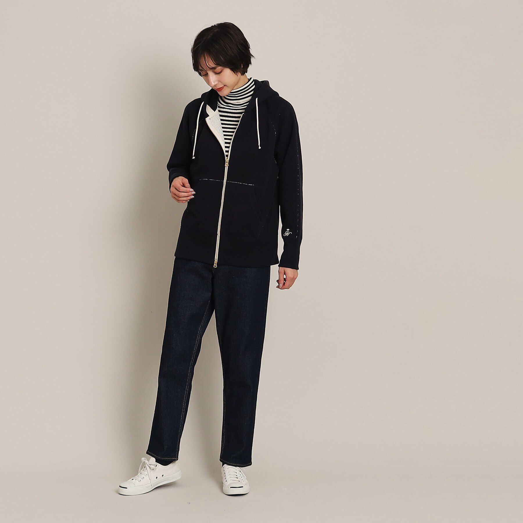 Dessin「【ユニセックス・日本製・洗える】吊り裏毛パーカ」|パーカー|