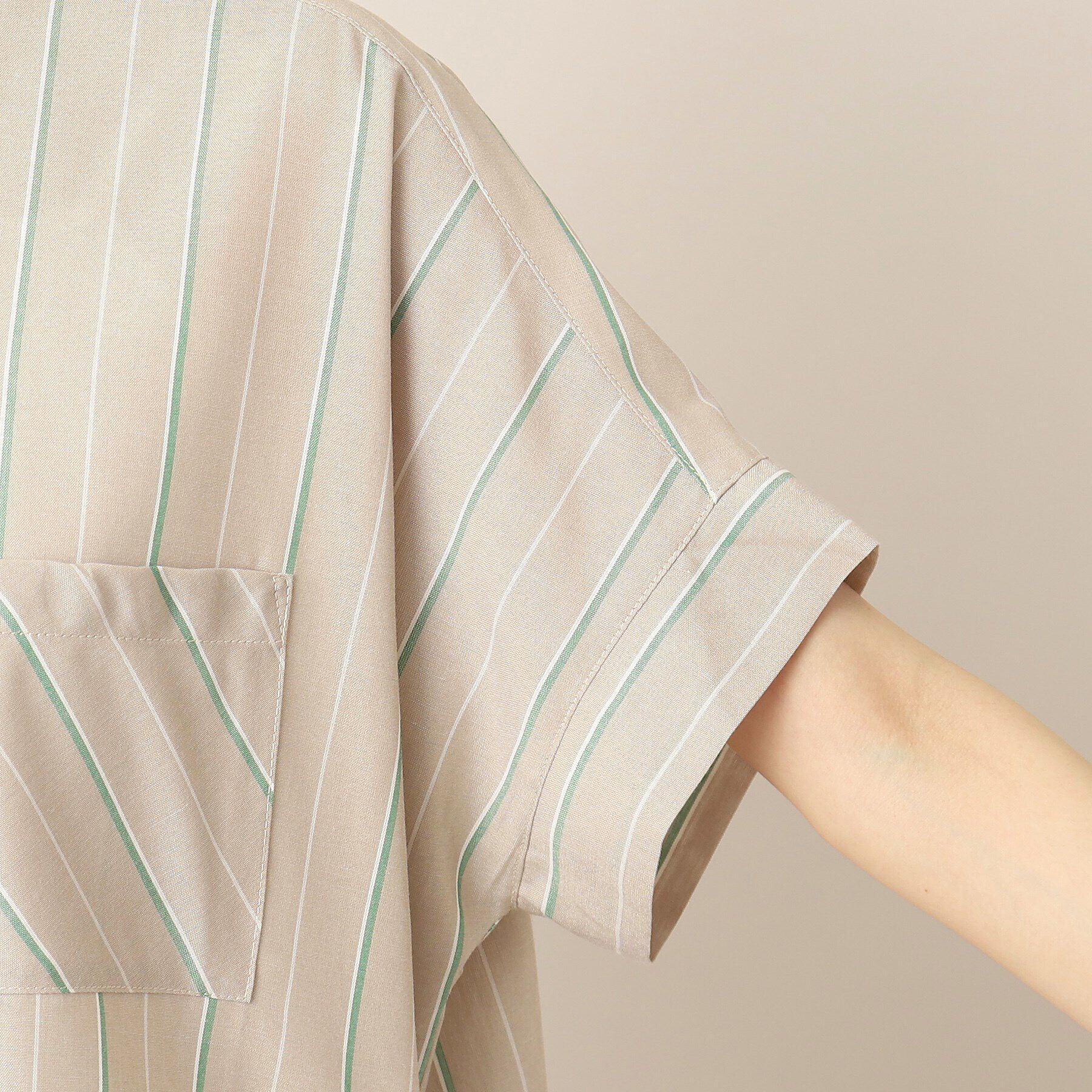 Dessin「アソート柄ロングシャツワンピース」|ワンピース|