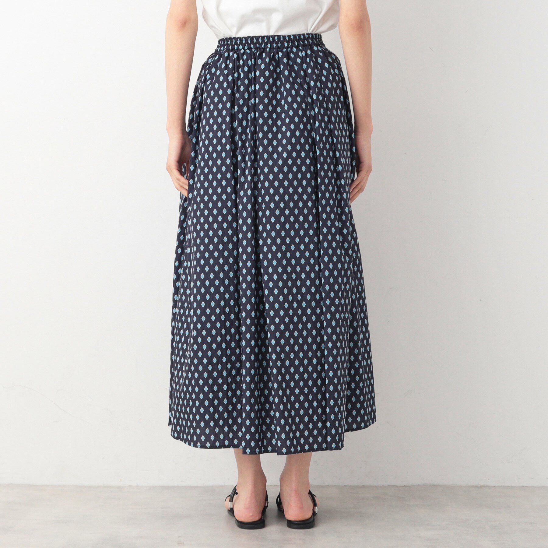 Dessin「【洗える】小紋プリントスカート」|スカート|