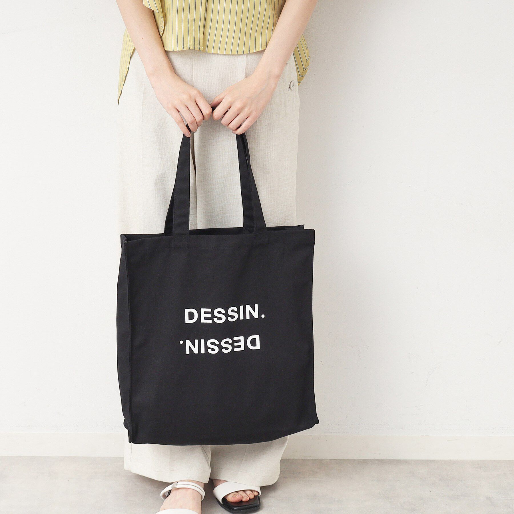 Dessin「Dessinロゴバッグ」|トートバッグ|ブラック(019)