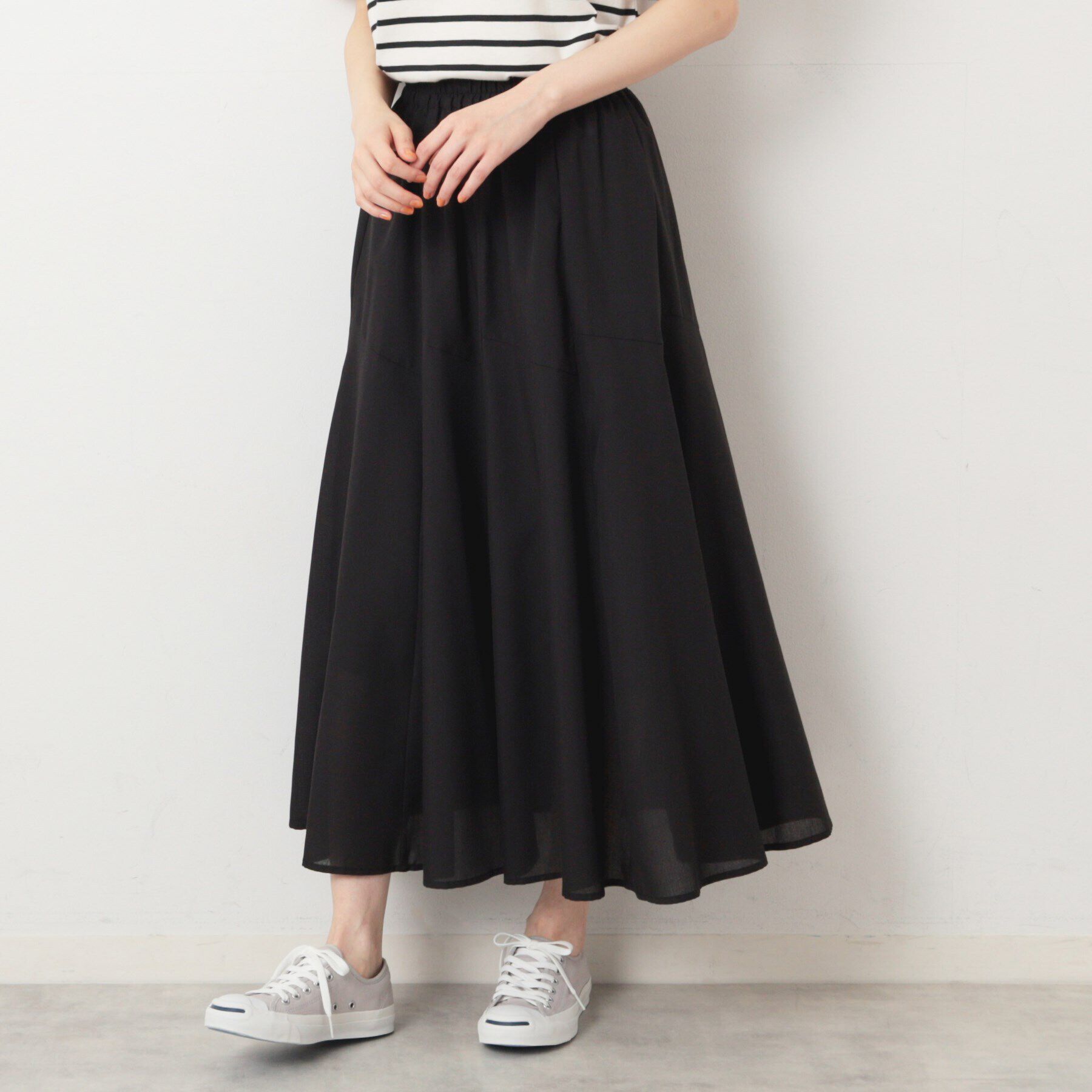 Dessin「【ウエストゴム・洗える】エアリーフレアースカート（XS～L）」|スカート|