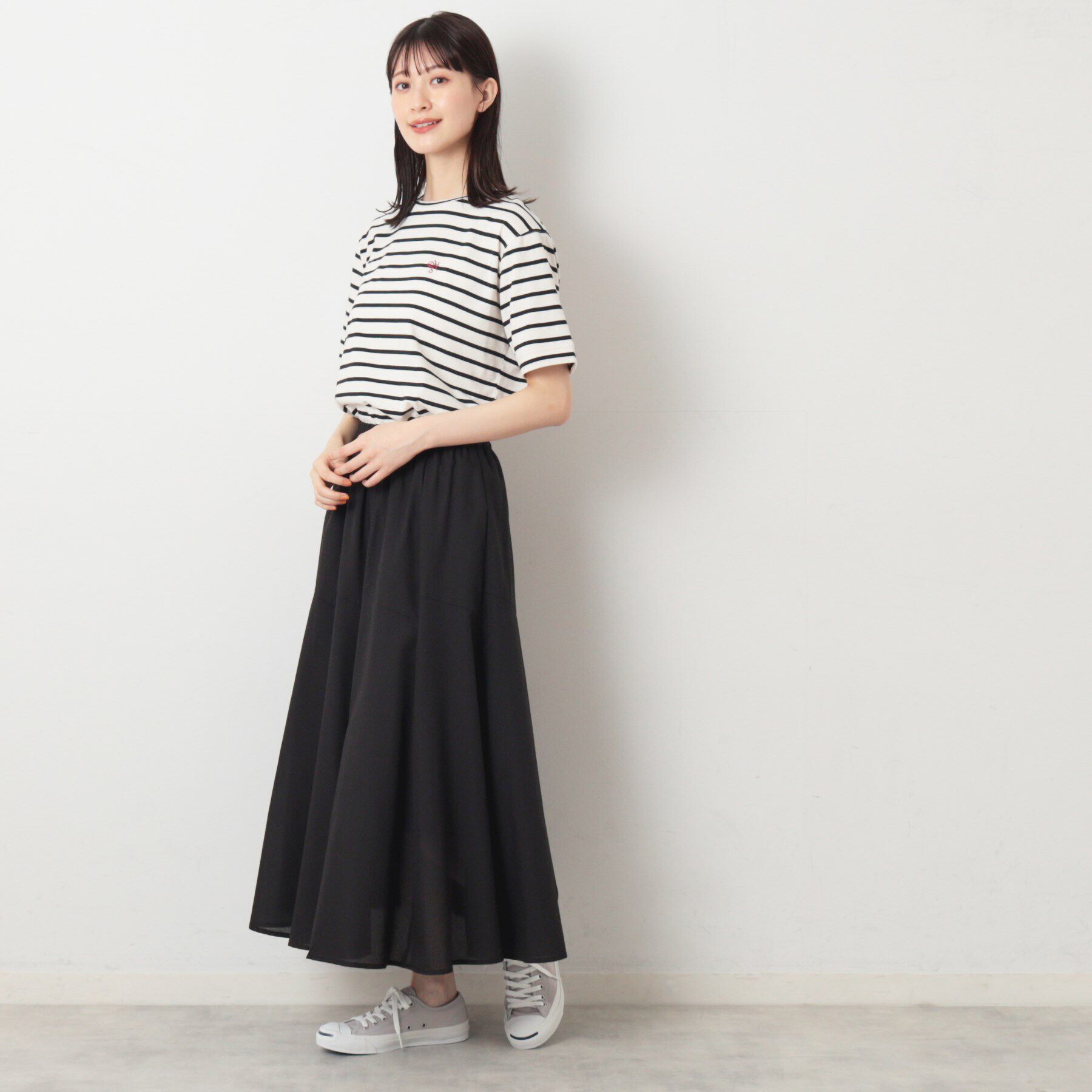 Dessin「【ウエストゴム・洗える】エアリーフレアースカート（XS～L）」|スカート|