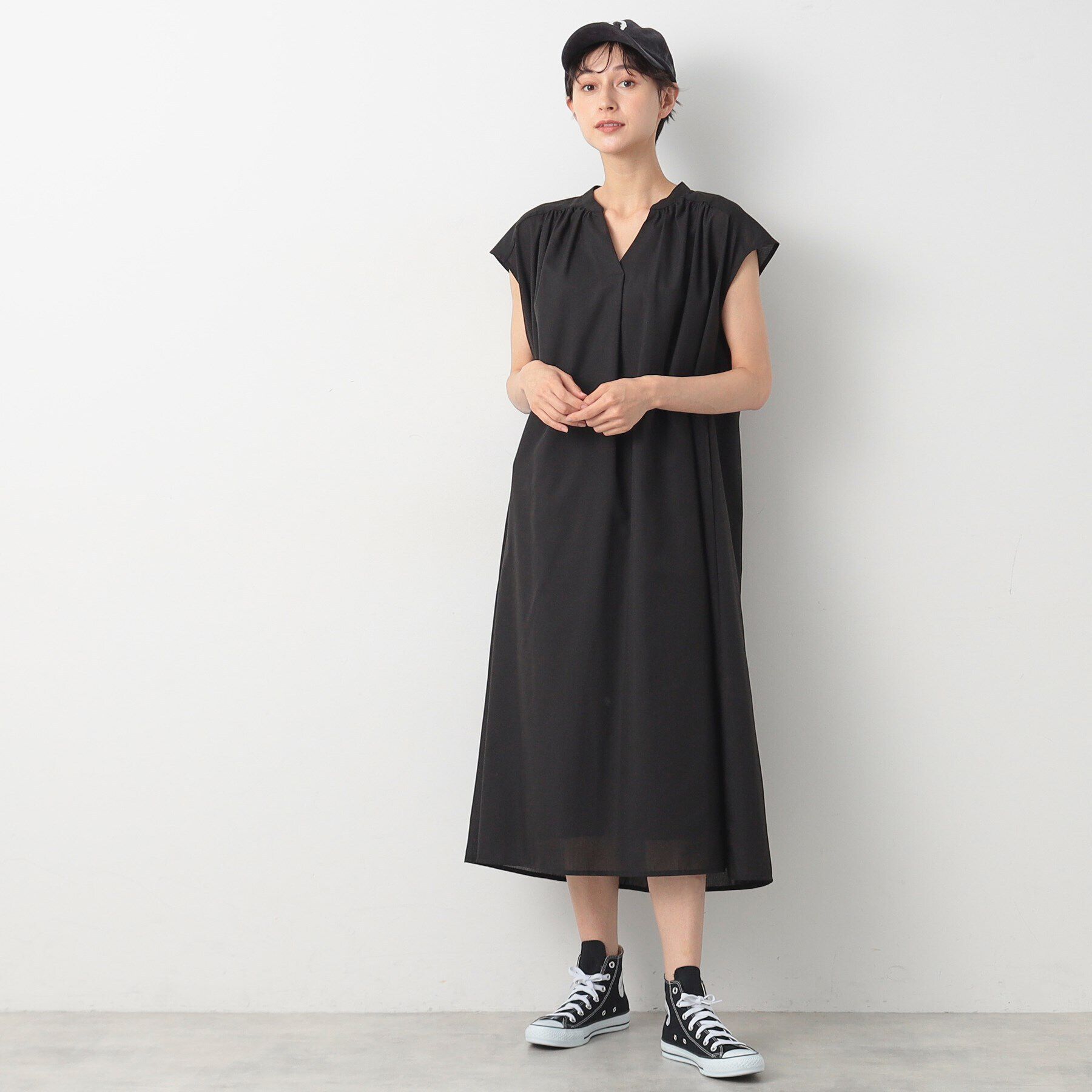 Dessin「【洗える】フレンチスリーブワンピース」|ワンピース|