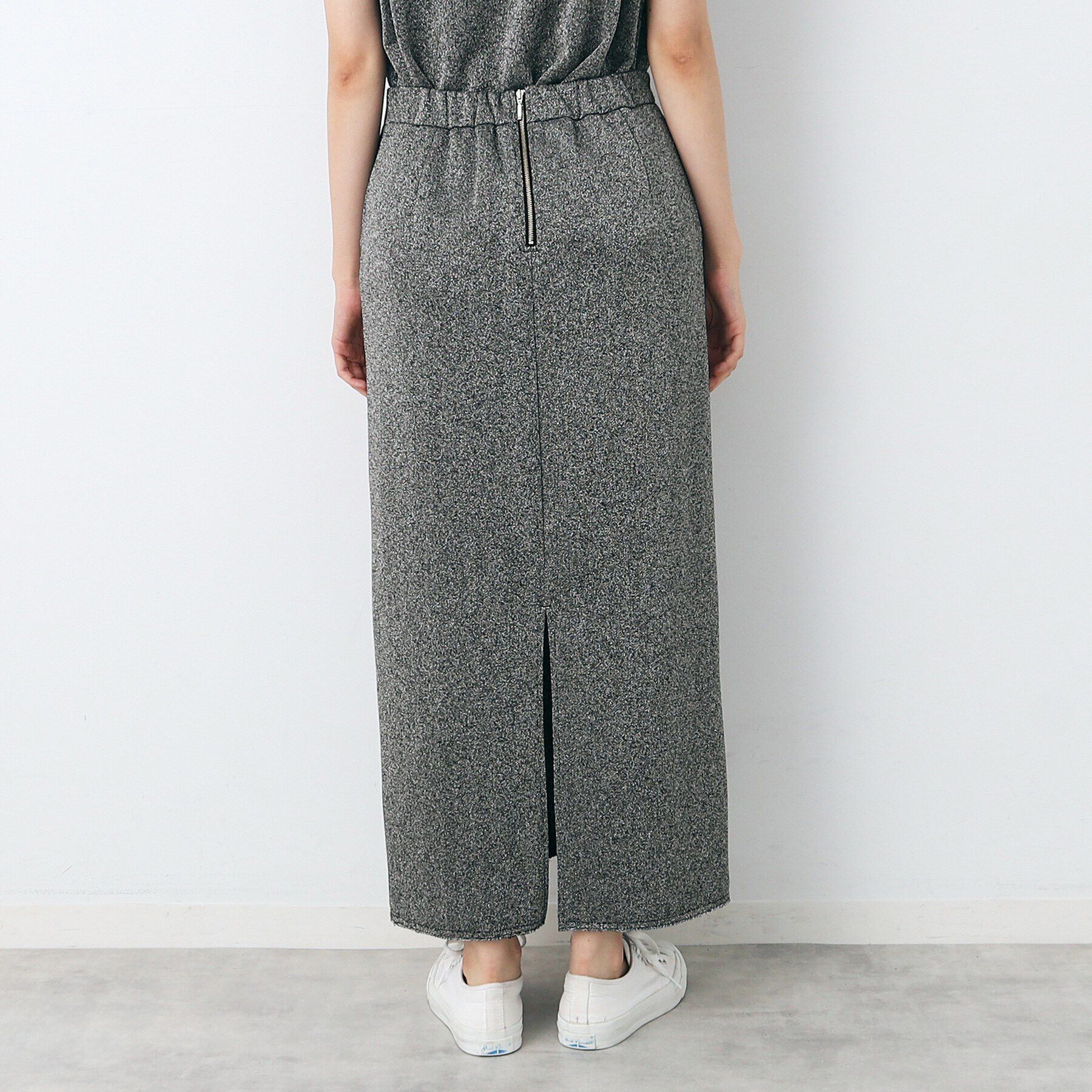 Dessin「【洗える】ラメ裏毛タイトスカート」|スカート|