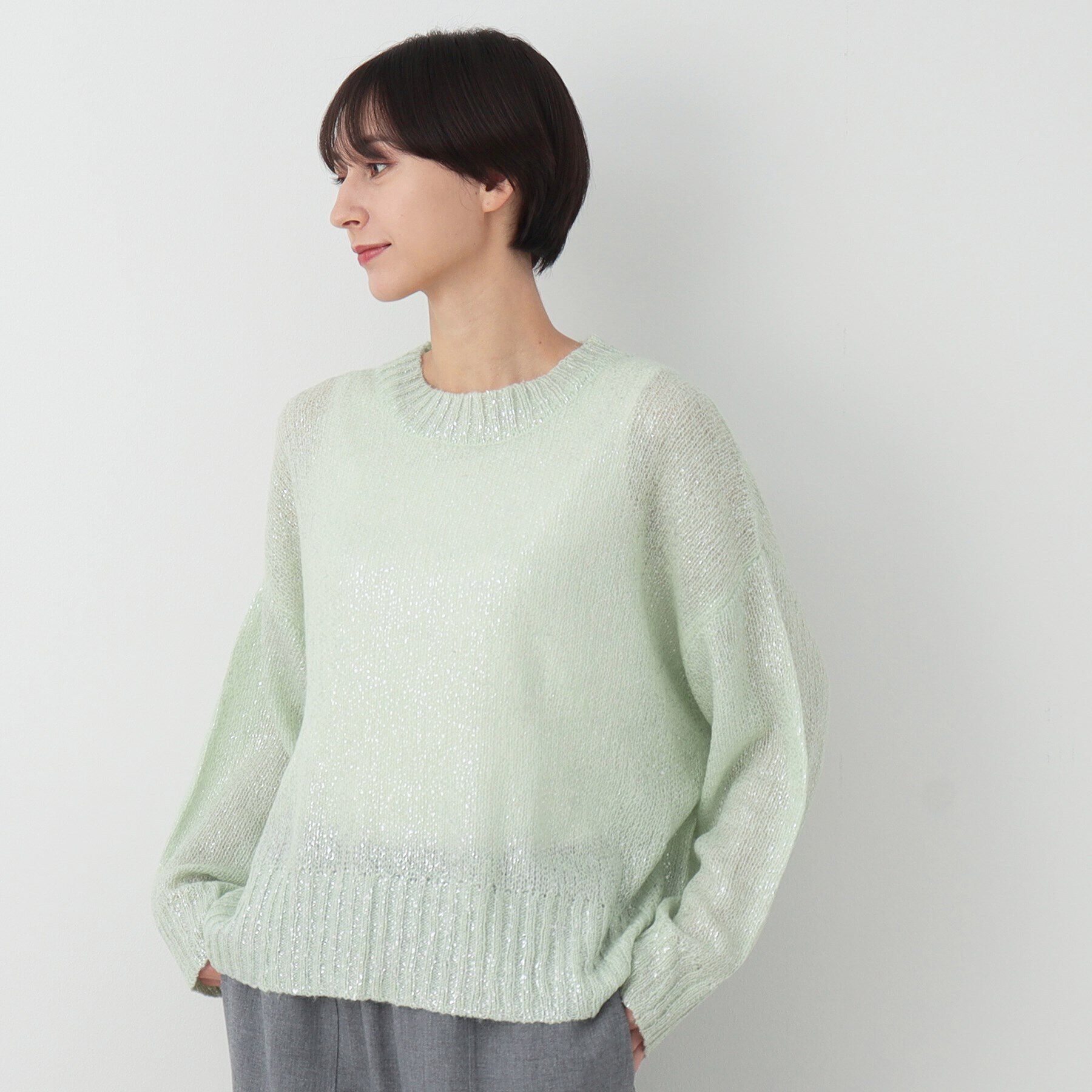 Dessin「箔プリントニット」|ニット・セーター|