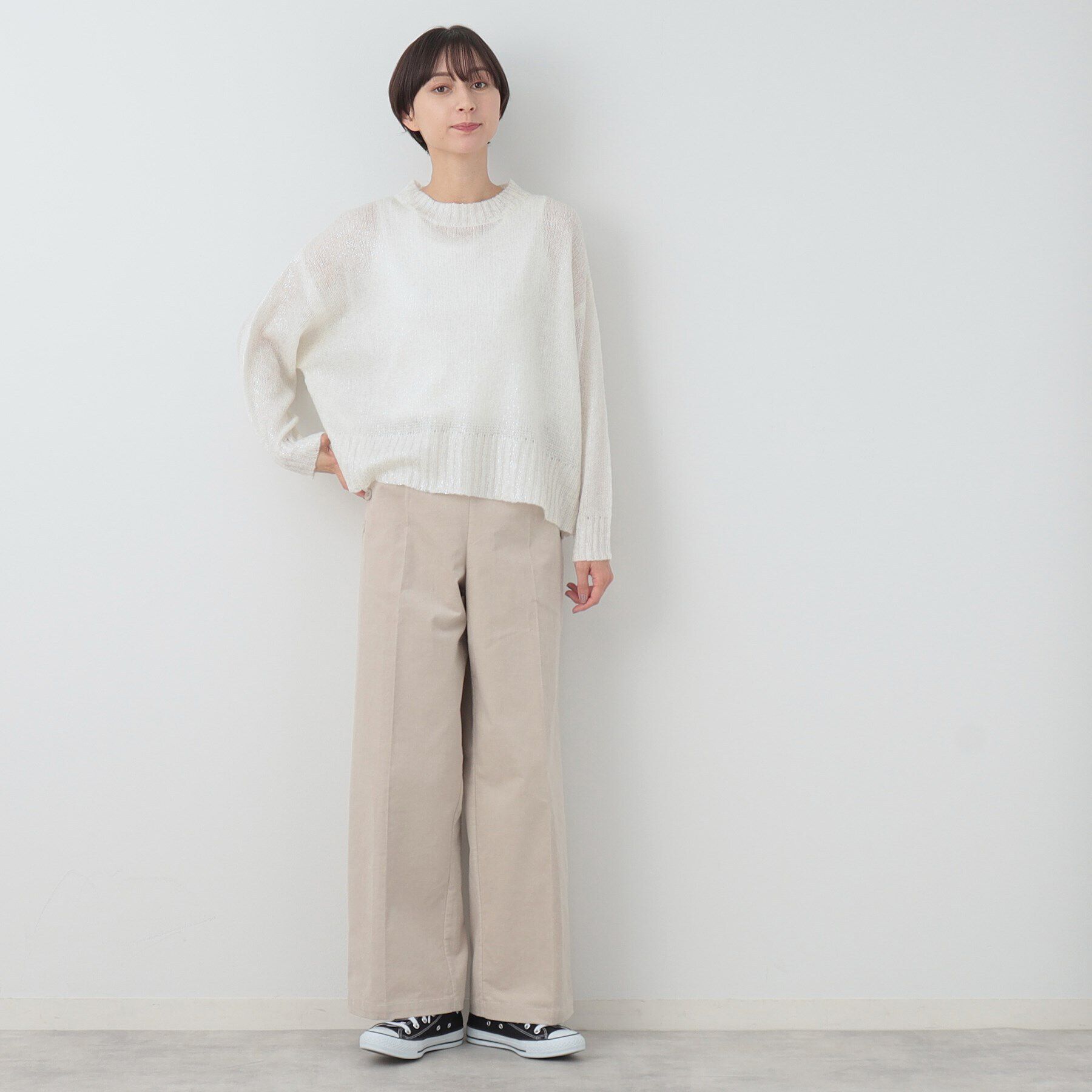 Dessin「箔プリントニット」|ニット・セーター|