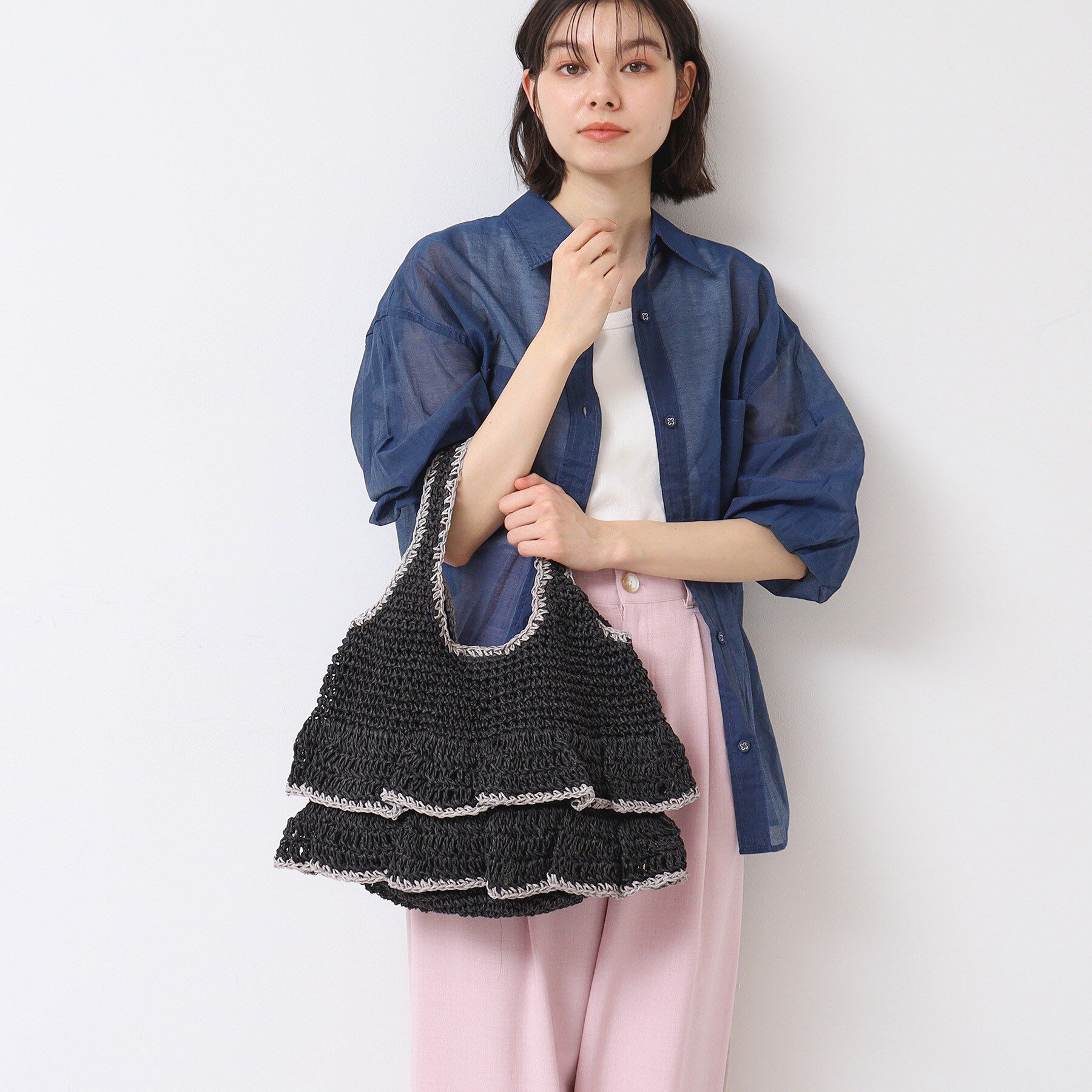 Dessin「【軽量】フリルペーパートート」|トートバッグ|