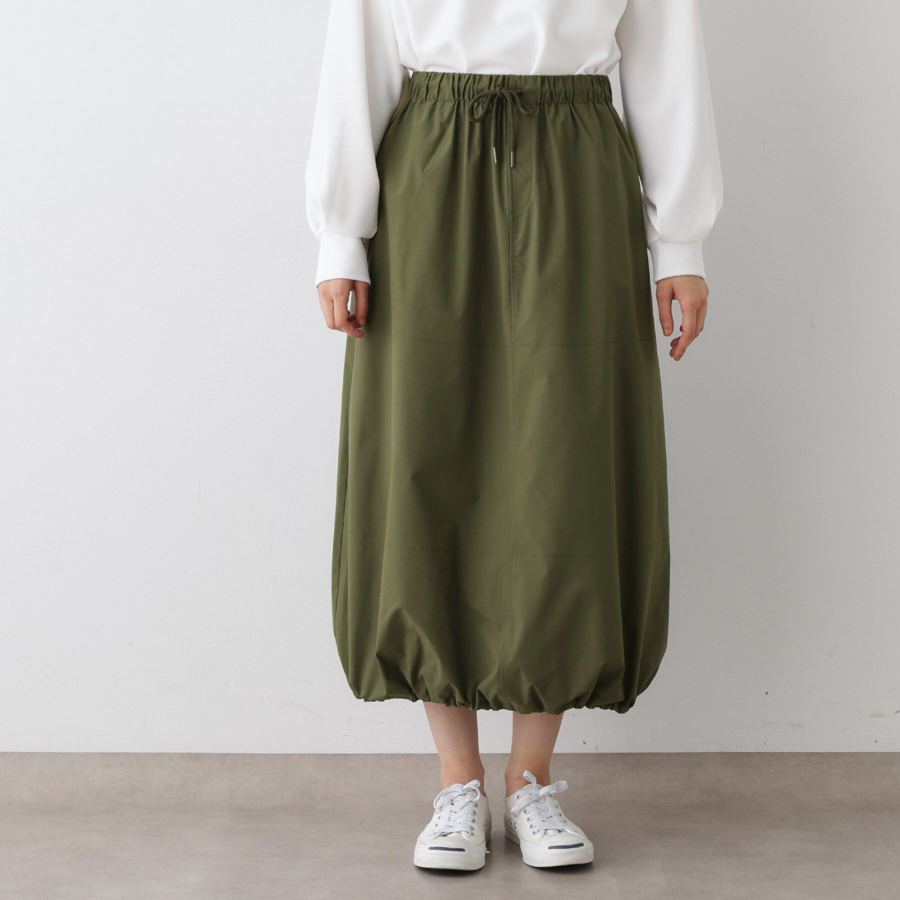 Dessin「【セットアップ可・洗える】裾スピンドル付きイージースカート」|スカート|