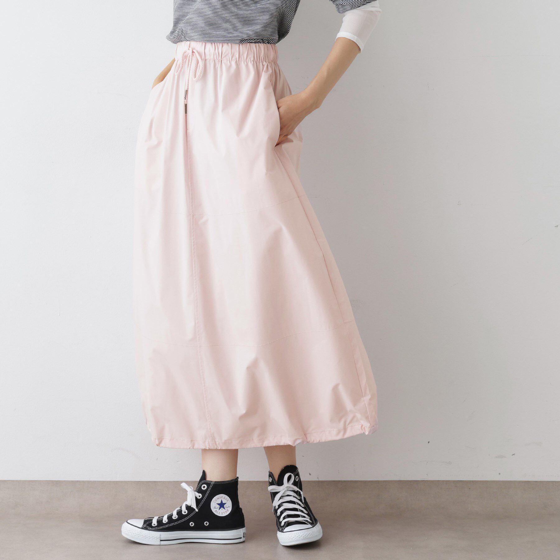 Dessin「【セットアップ可・洗える】裾スピンドル付きイージースカート」|スカート|