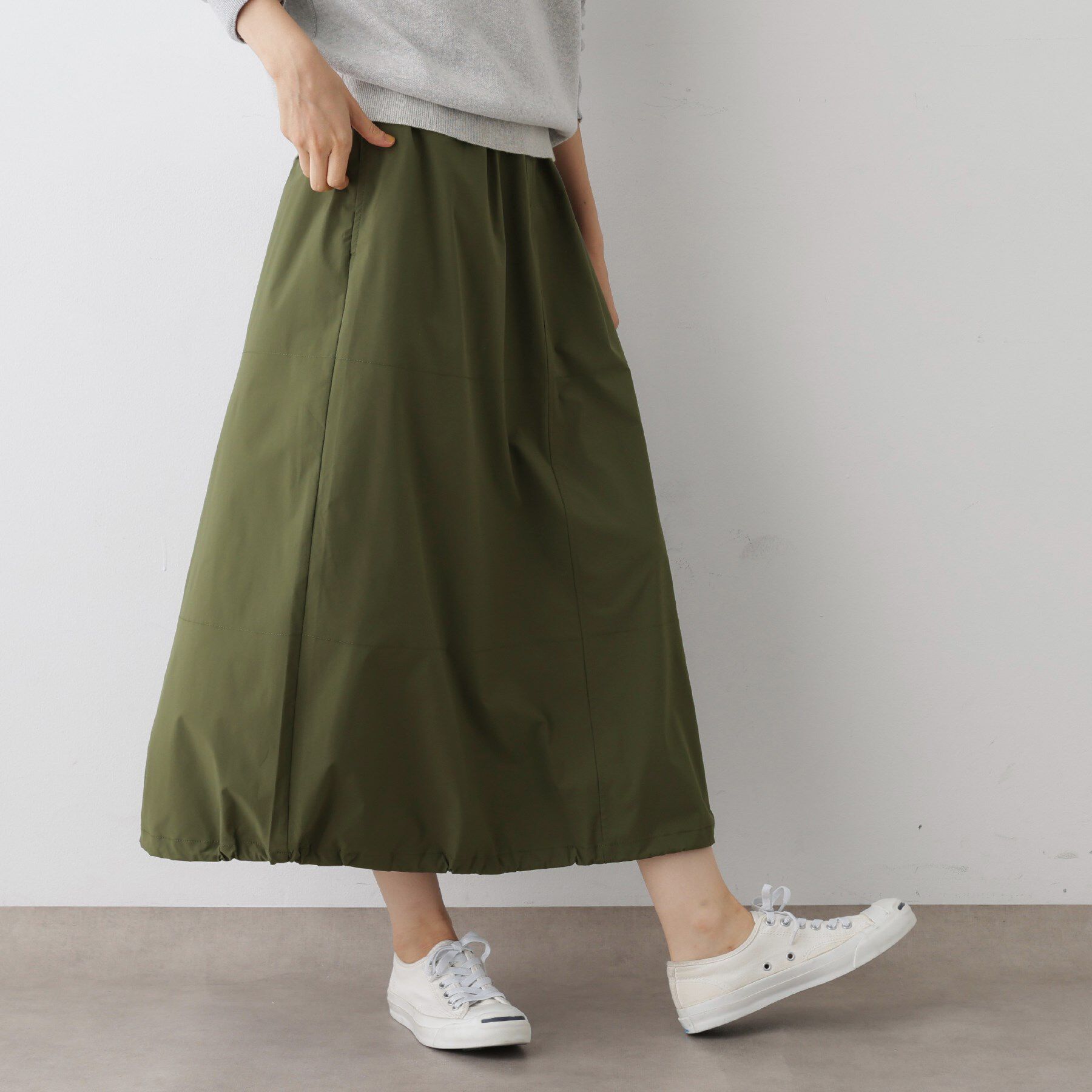 Dessin「【セットアップ可・洗える】裾スピンドル付きイージースカート」|スカート|