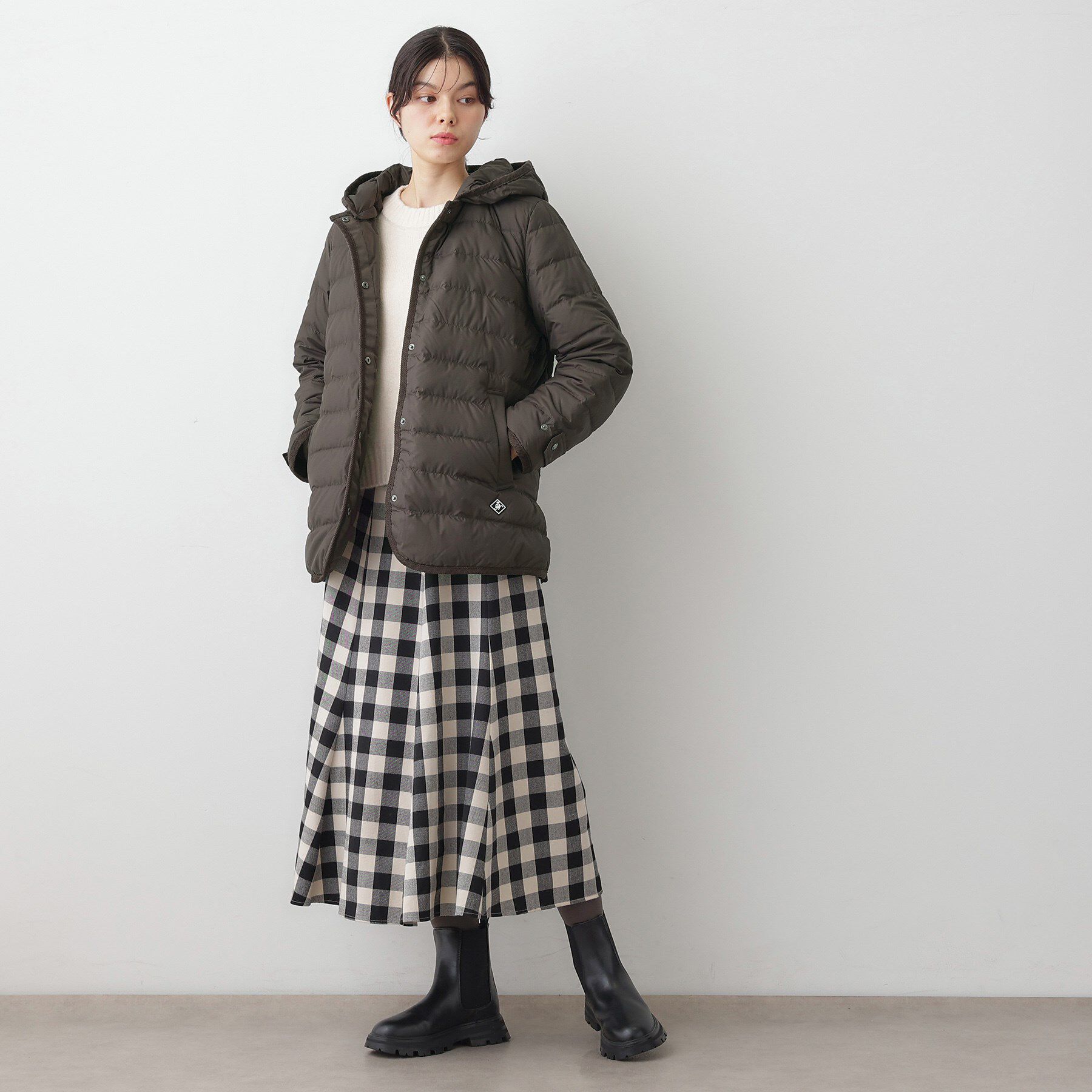 Dessin「【撥水・2WAY】ミュラーダウンコートミドル丈」|ダウン|