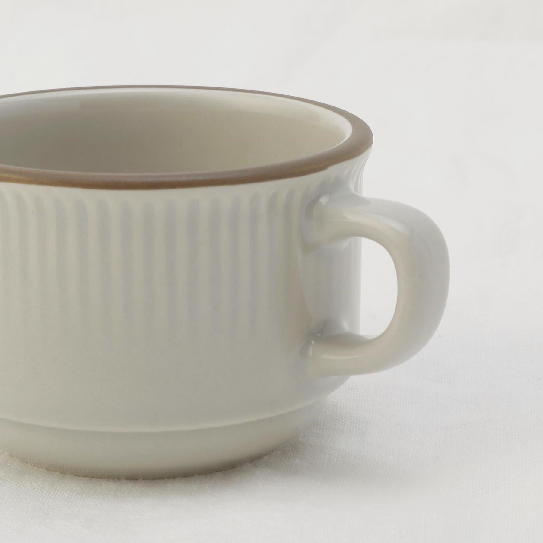 212 KITCHEN STORE「サザンバレー コットンホワイト　スタックカップ＆ソーサー」|グラス・マグカップ|