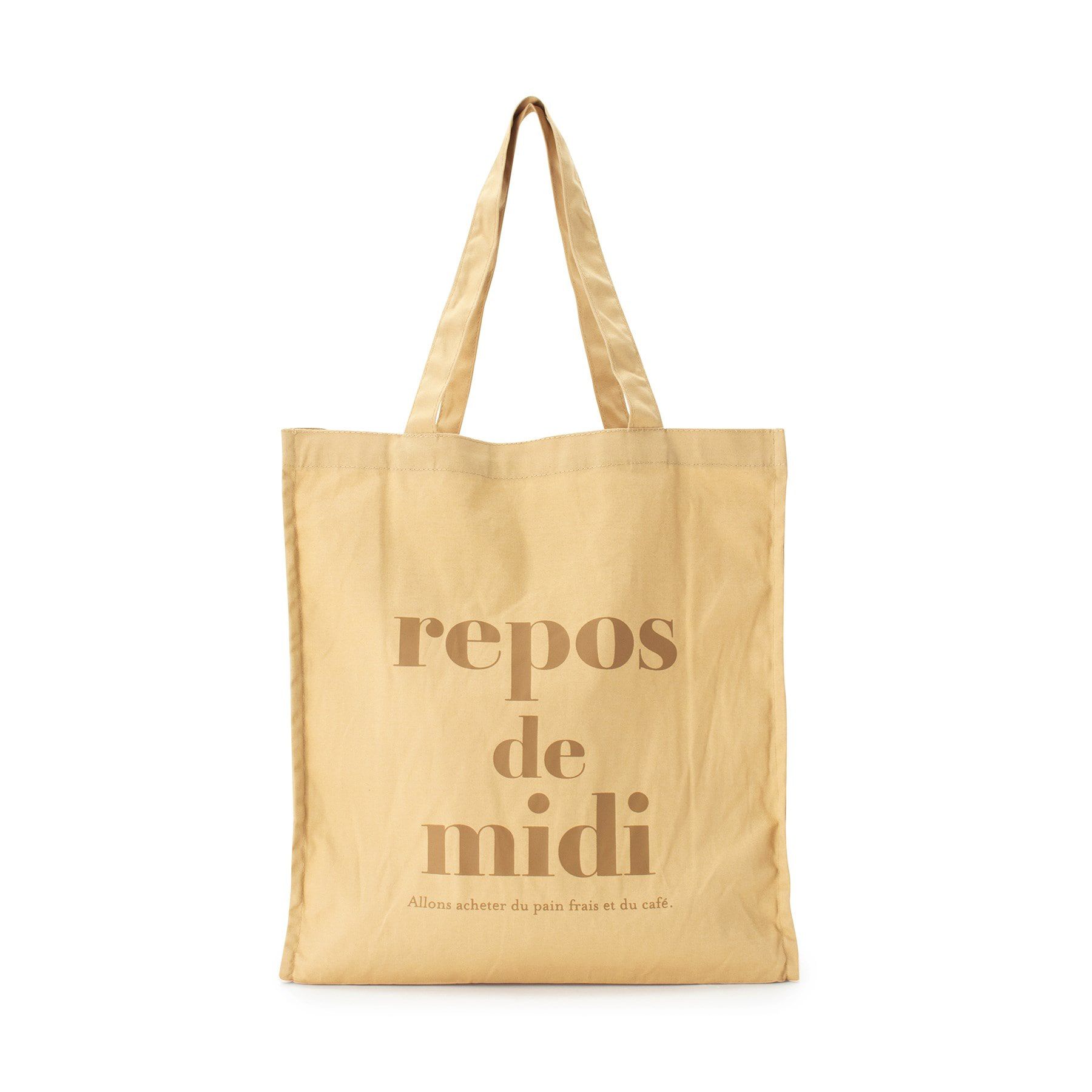 Ober Tashe「ロゴ帆布トート」|トートバッグ|ベージュ(052)