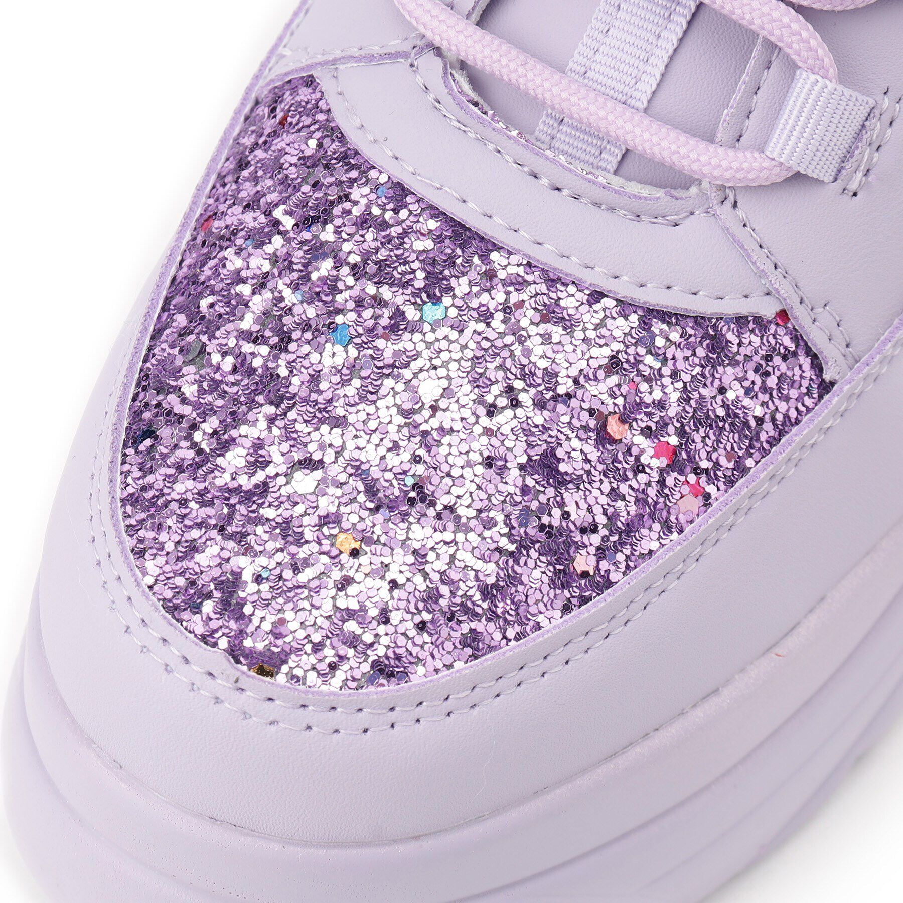 csT&P「ファスナー付グリッター厚底スニーカー」|スニーカー|