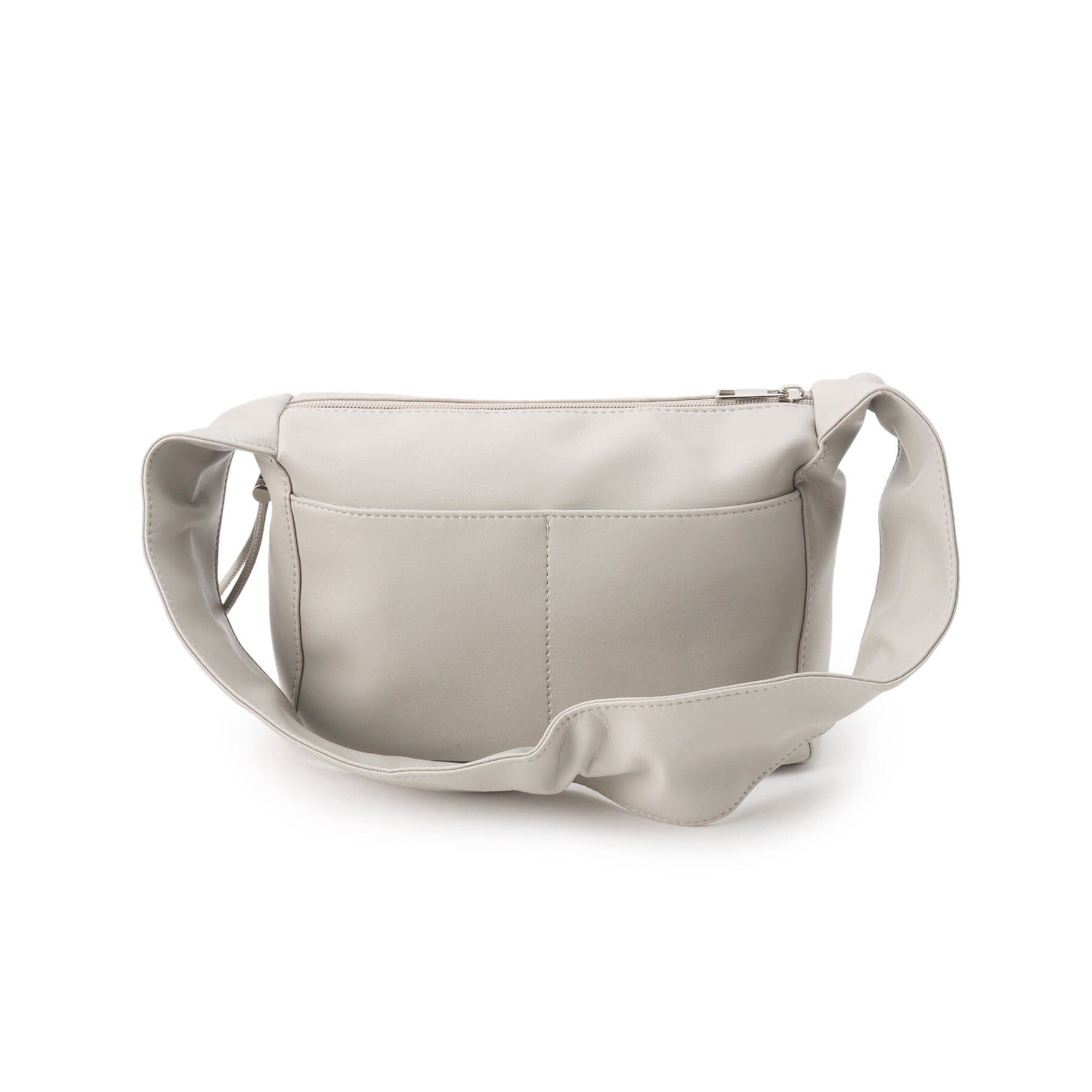 Ober Tashe「合皮ギャザーハンドルスクエアバッグ」|ハンドバッグ|