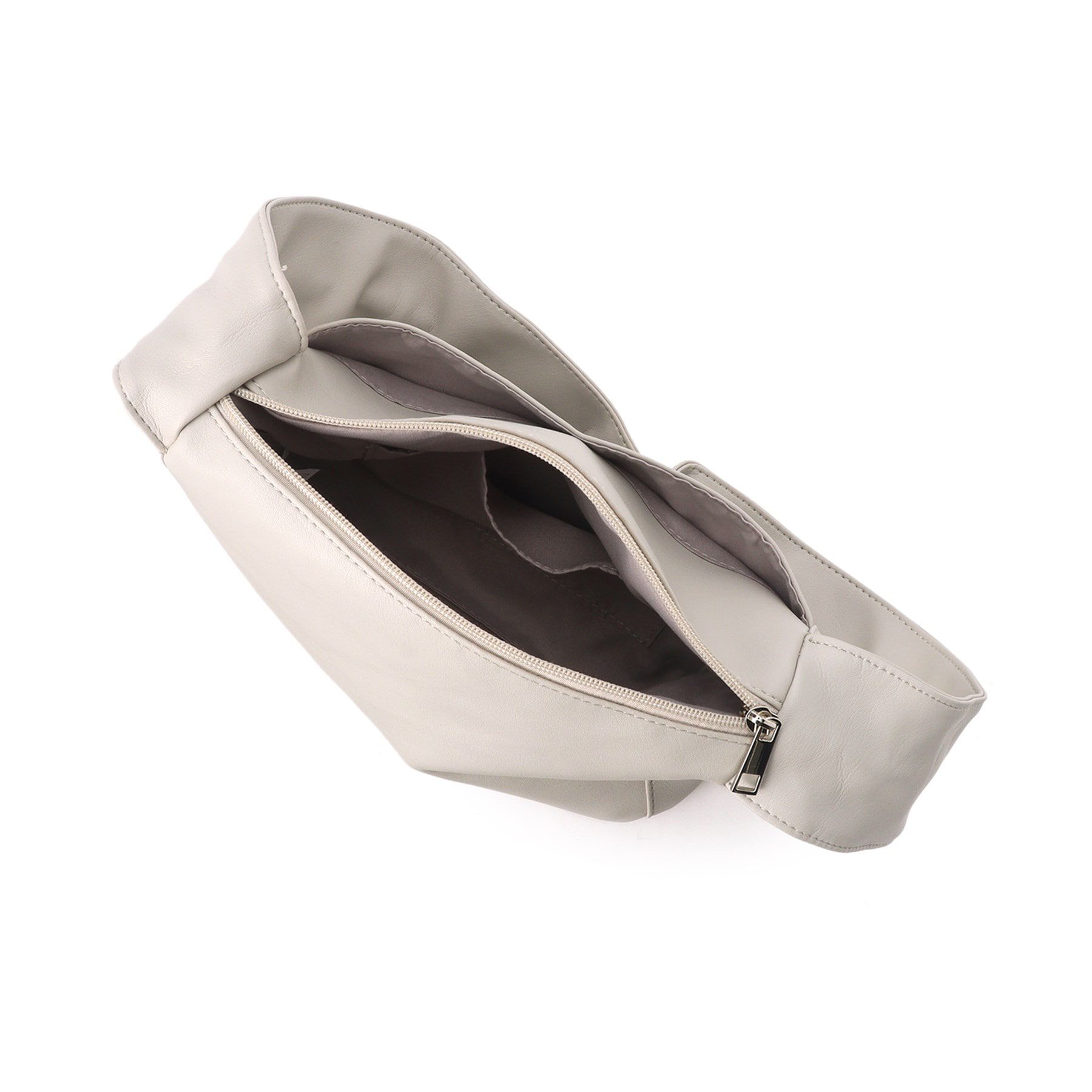 Ober Tashe「合皮ギャザーハンドルスクエアバッグ」|ハンドバッグ|