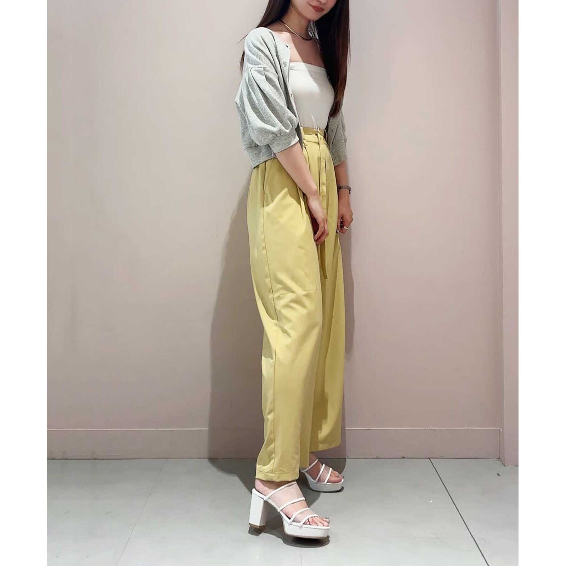 ESPERANZA「ダブルベルトラメ厚底ミュールサンダル 24SS」|サンダル|