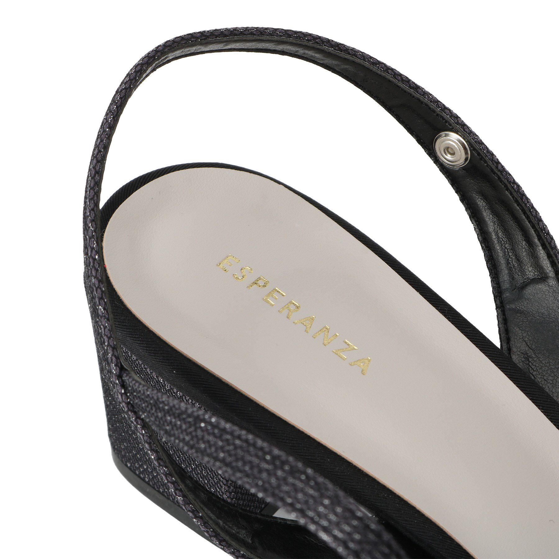 ESPERANZA「ポインテッドアンクルストラップパンプス」|パンプス|