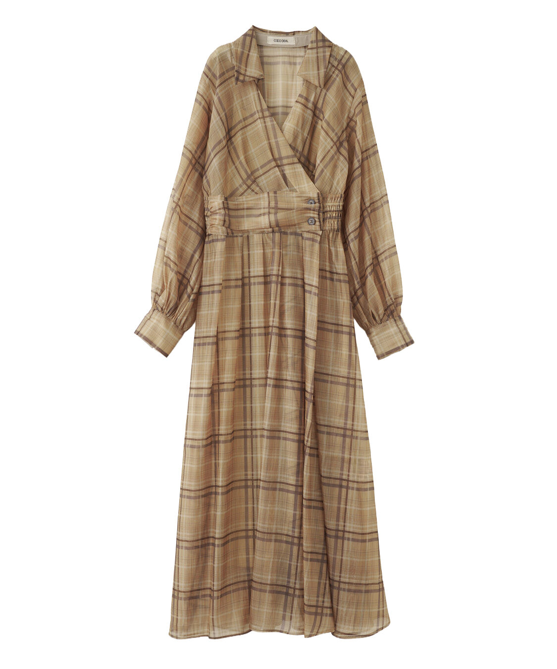 COCO DEAL「チェックシャツワンピース」|ワンピース|