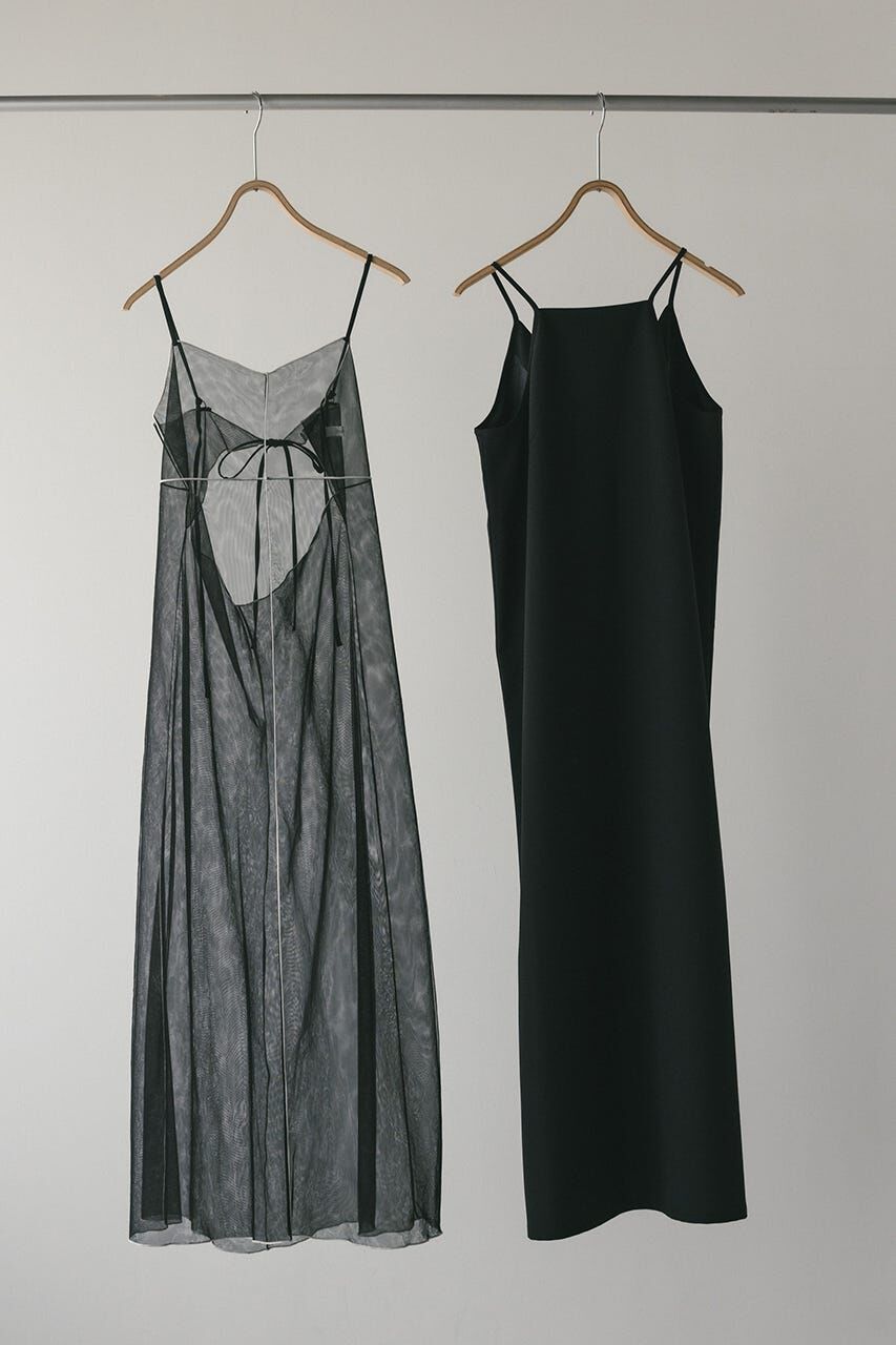 STYLEMIXER「バイカラーチュールレイヤーワンピース」|ワンピース|