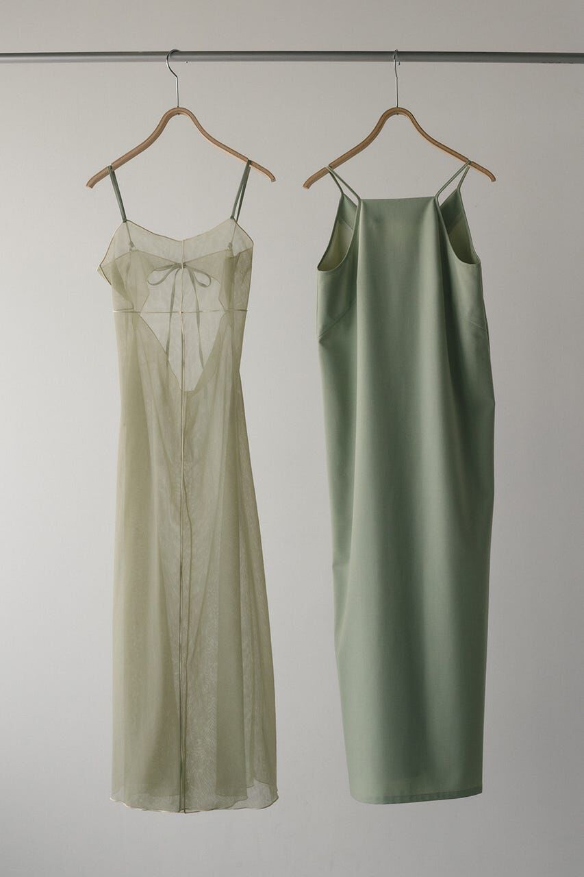 STYLEMIXER「バイカラーチュールレイヤーワンピース」|ワンピース|