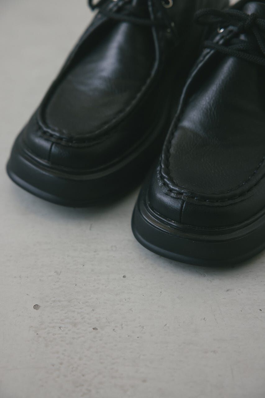 STYLEMIXER「ボリュームソールレースアップローファー」|パンプス|