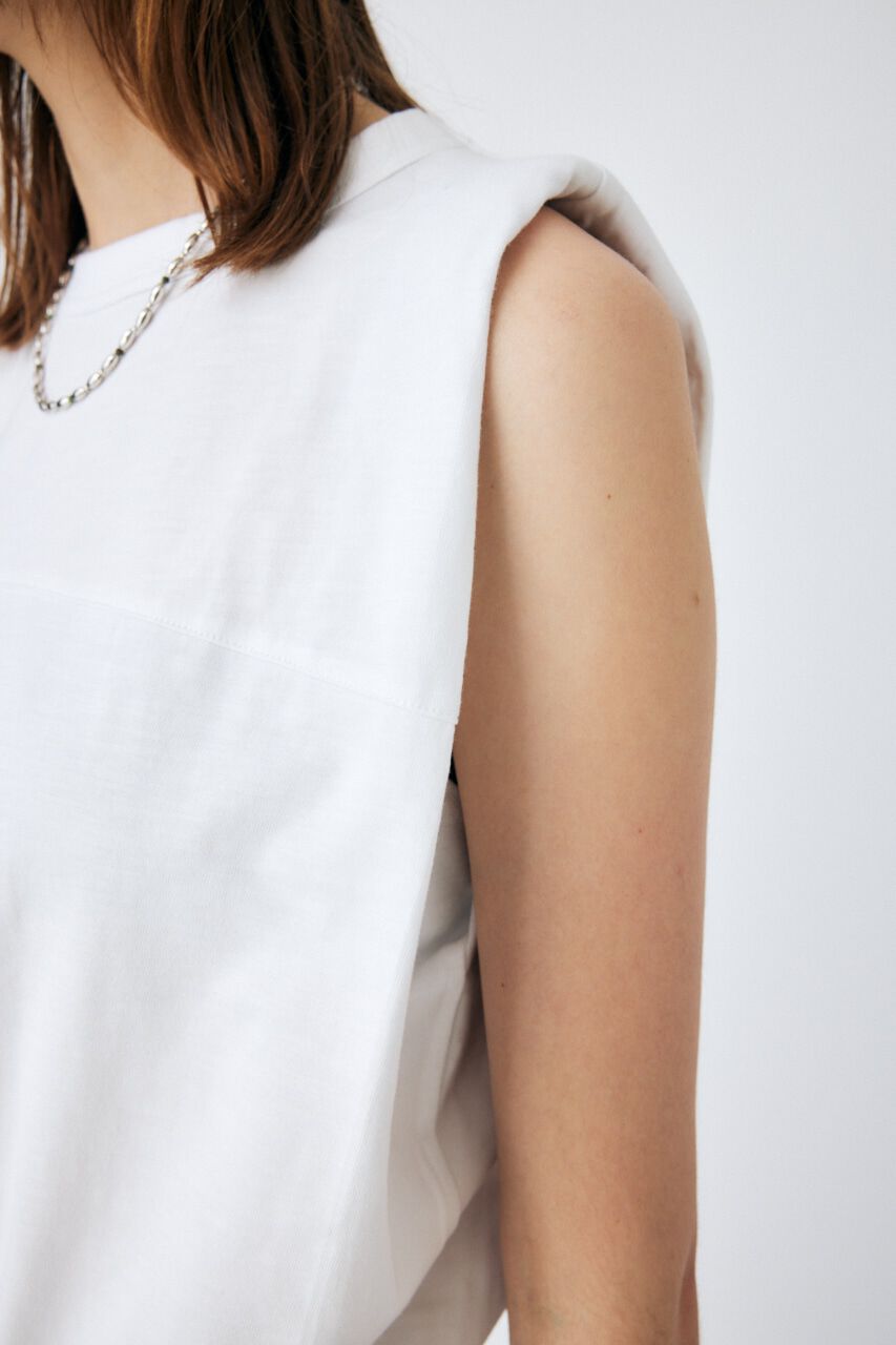 MOUSSY「PADDED SHOULDER タンクトップ」|タンクトップ|