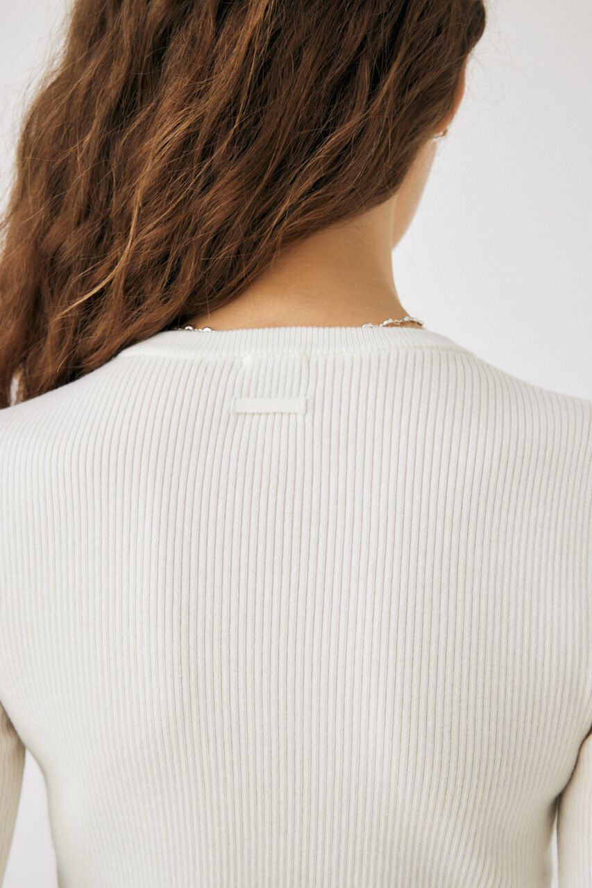 MOUSSY「WASHABLE CREWNECK ニット」|ニット・セーター|