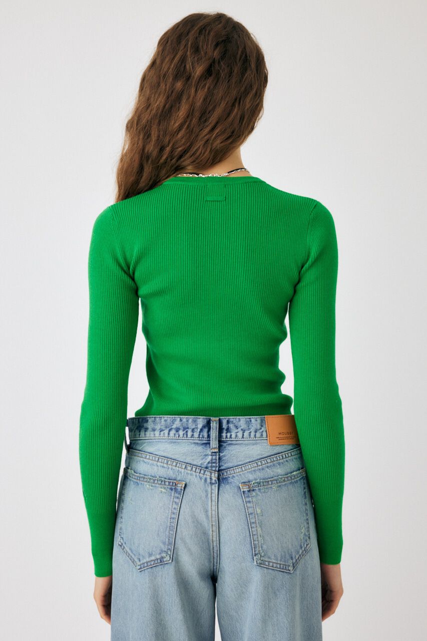 MOUSSY「WASHABLE CREWNECK ニット」|ニット・セーター|