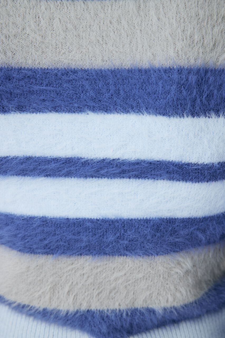 MOUSSY「CROPPED SHAGGY KNIT トップス」|ニット・セーター|