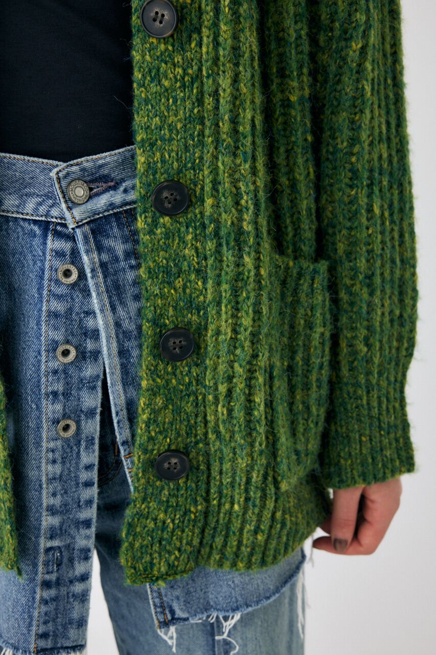 MOUSSY「OVERSIZED カーディガン」|カーディガン|