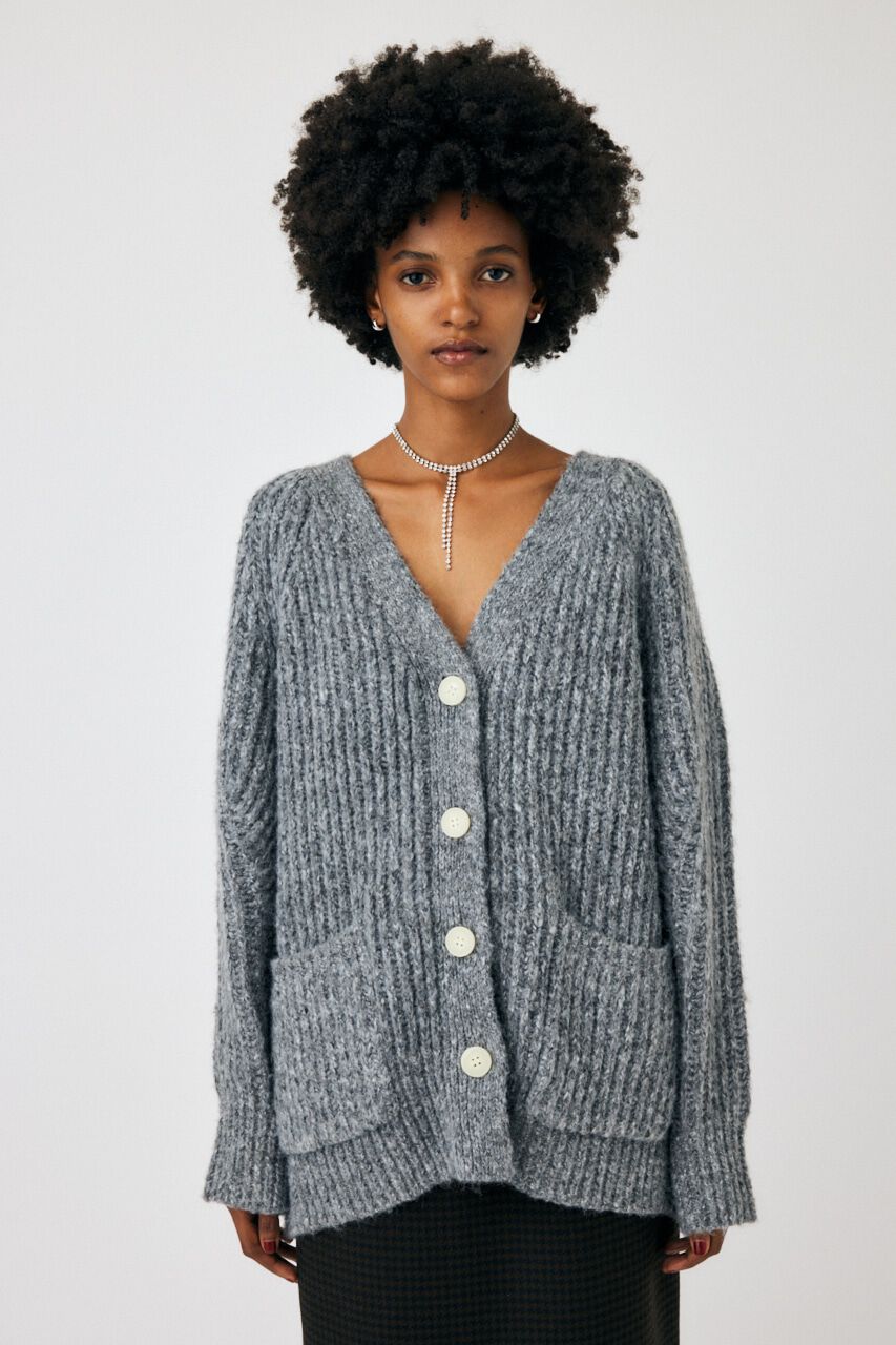 MOUSSY「OVERSIZED カーディガン」|カーディガン|