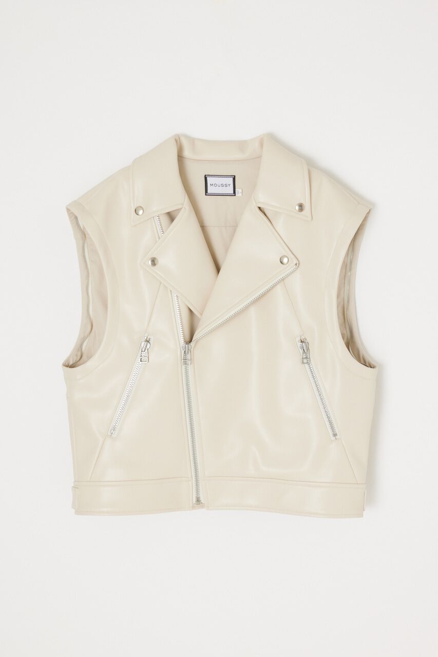 MOUSSY「FAUX LEATHER DETACHABLE ジャケット」|その他|